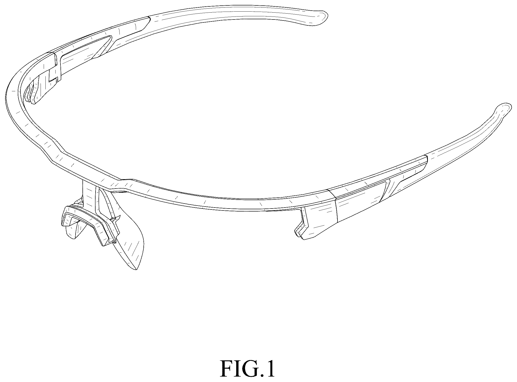 Patent USD1124105 — Spectacle frame — Figure 1