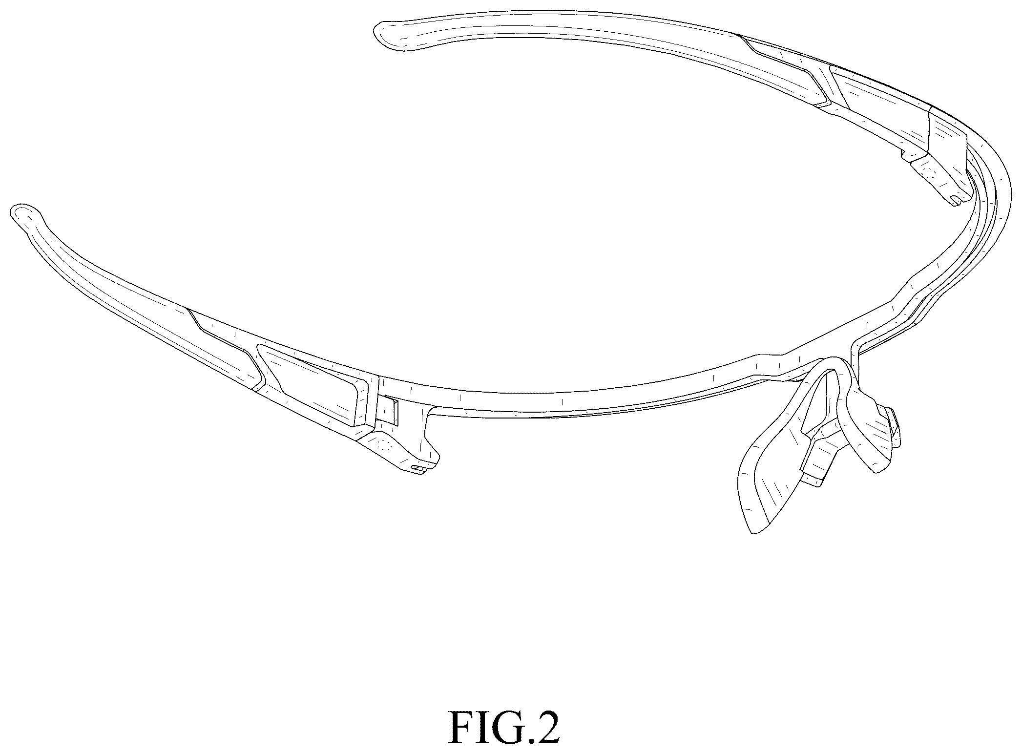 Patent USD1124105 Figure 2 – Spectacle frame