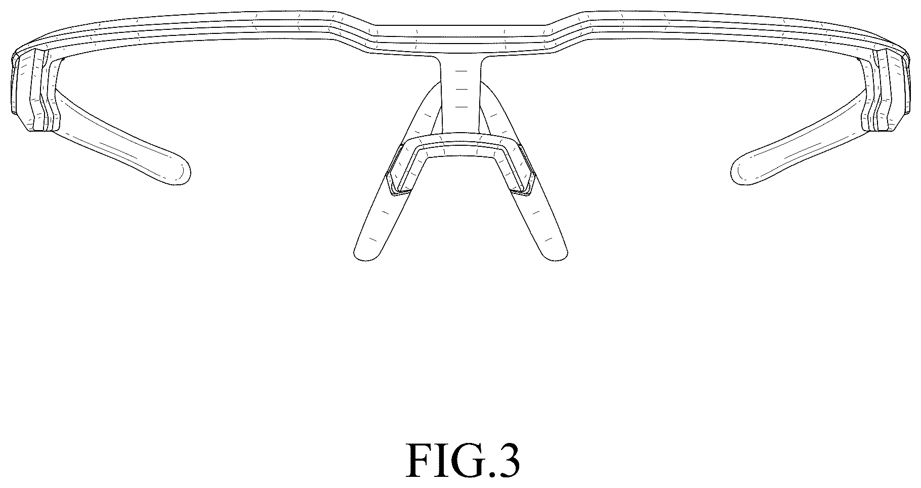Patent USD1124105 Figure 3 – Spectacle frame