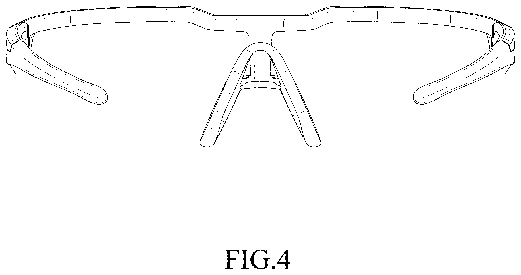 Patent USD1124105 Figure 4 – Spectacle frame