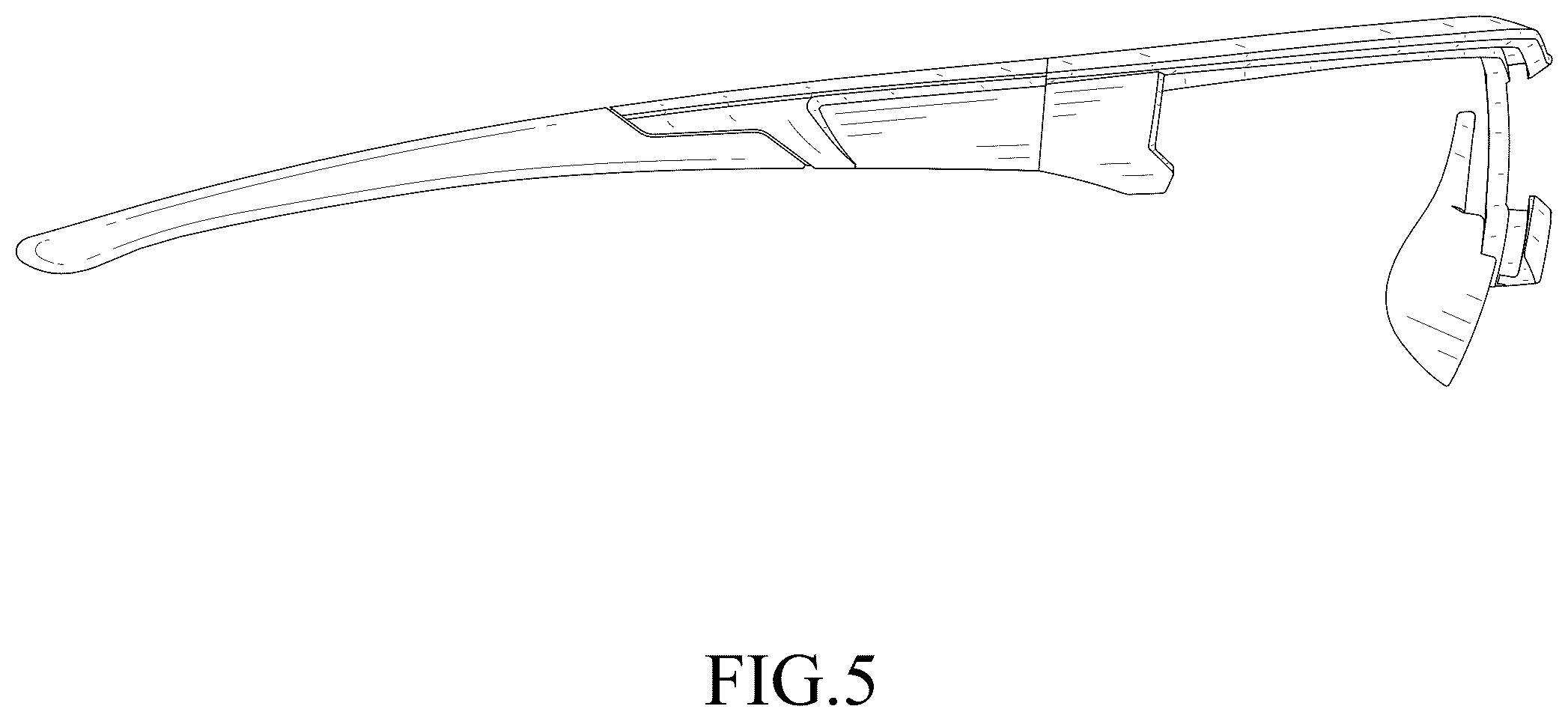 Patent USD1124105 Figure 5 – Spectacle frame