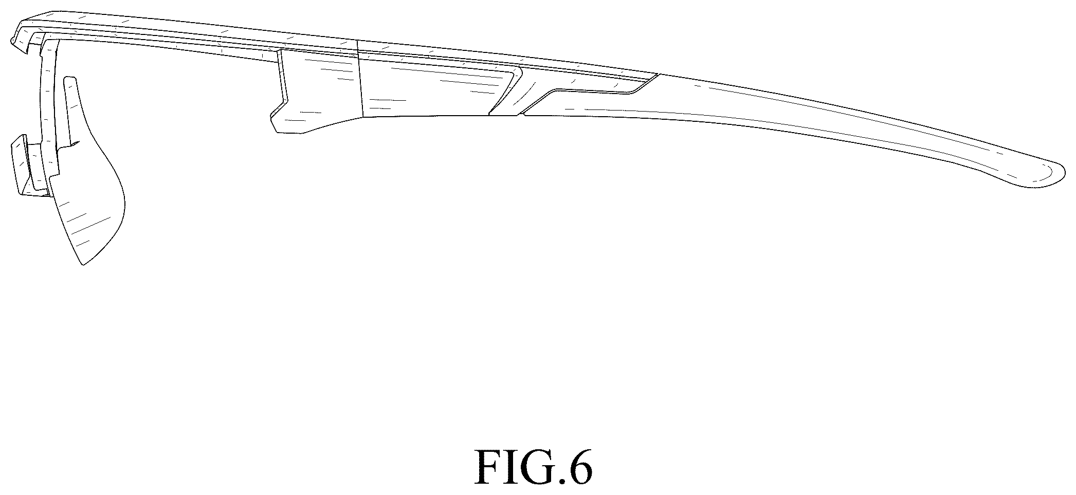 Patent USD1124105 Figure 6 – Spectacle frame