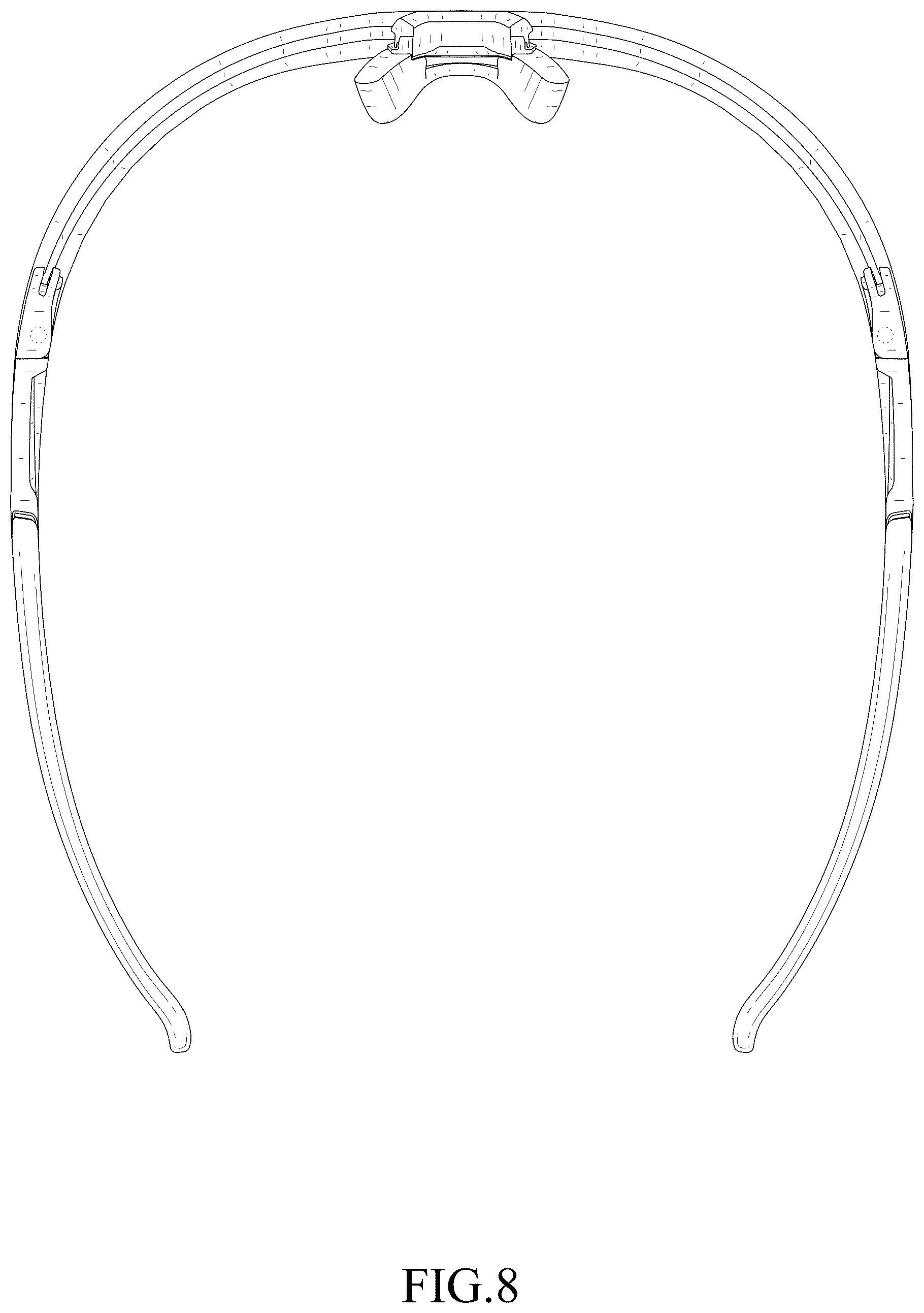Patent USD1124105 Figure 8 – Spectacle frame