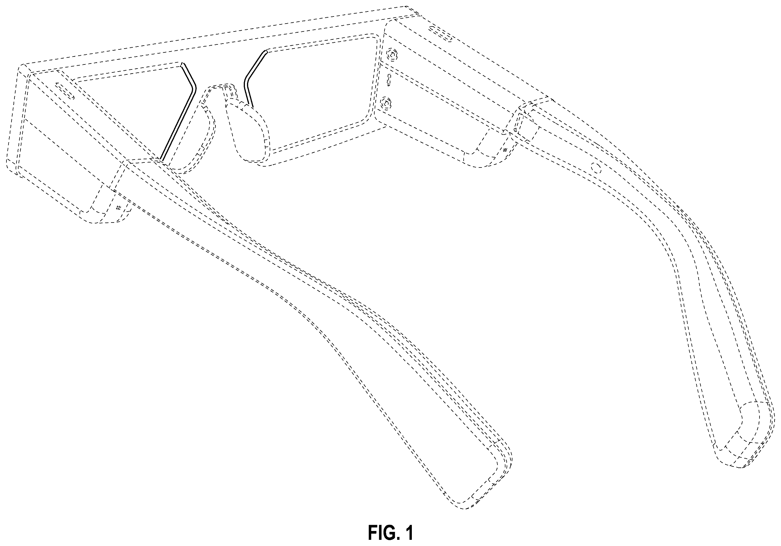 Patent USD1124106 Figure 1 – Electronic glasses
