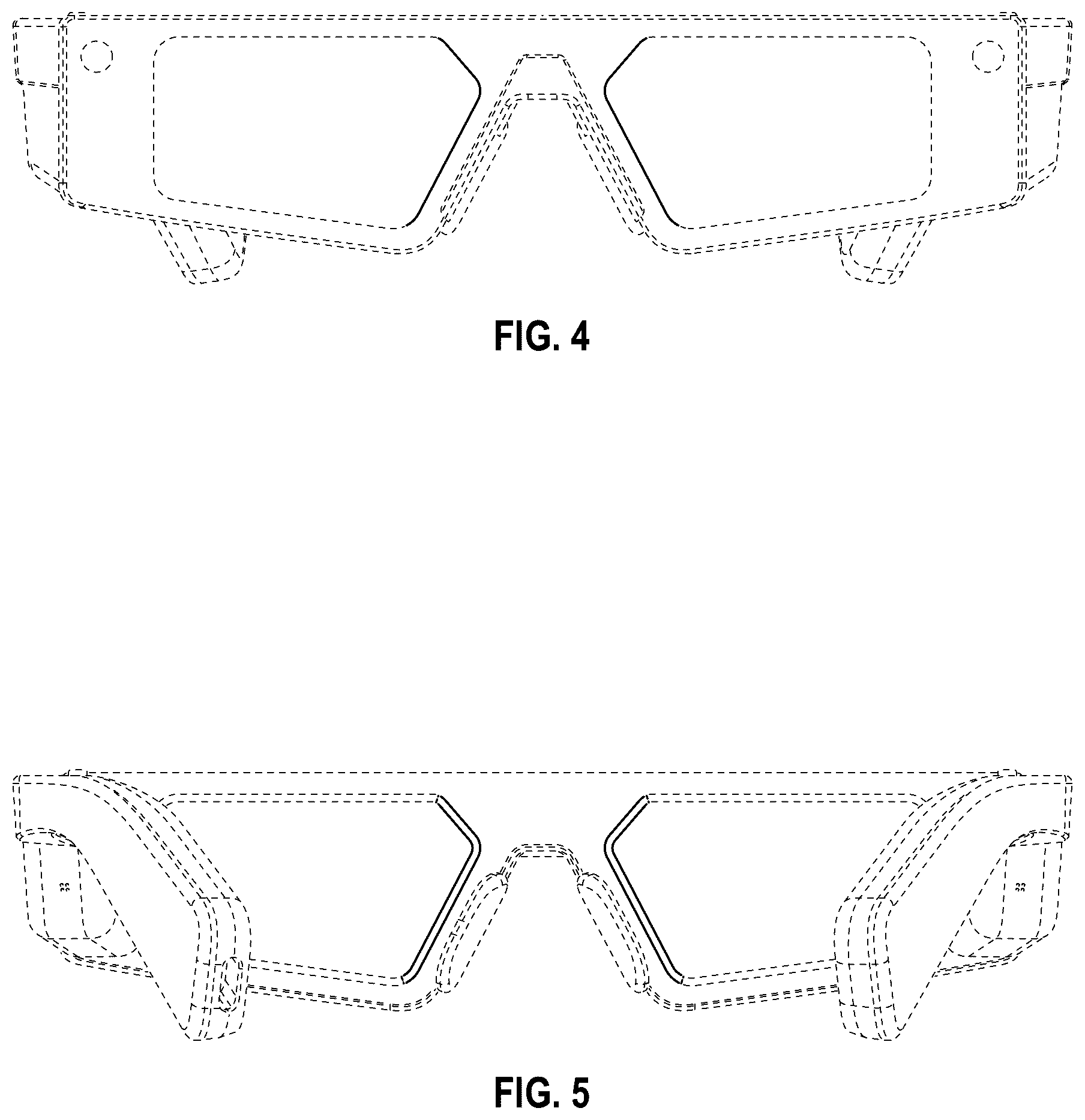 Patent USD1124106 Figure 3 – Electronic glasses