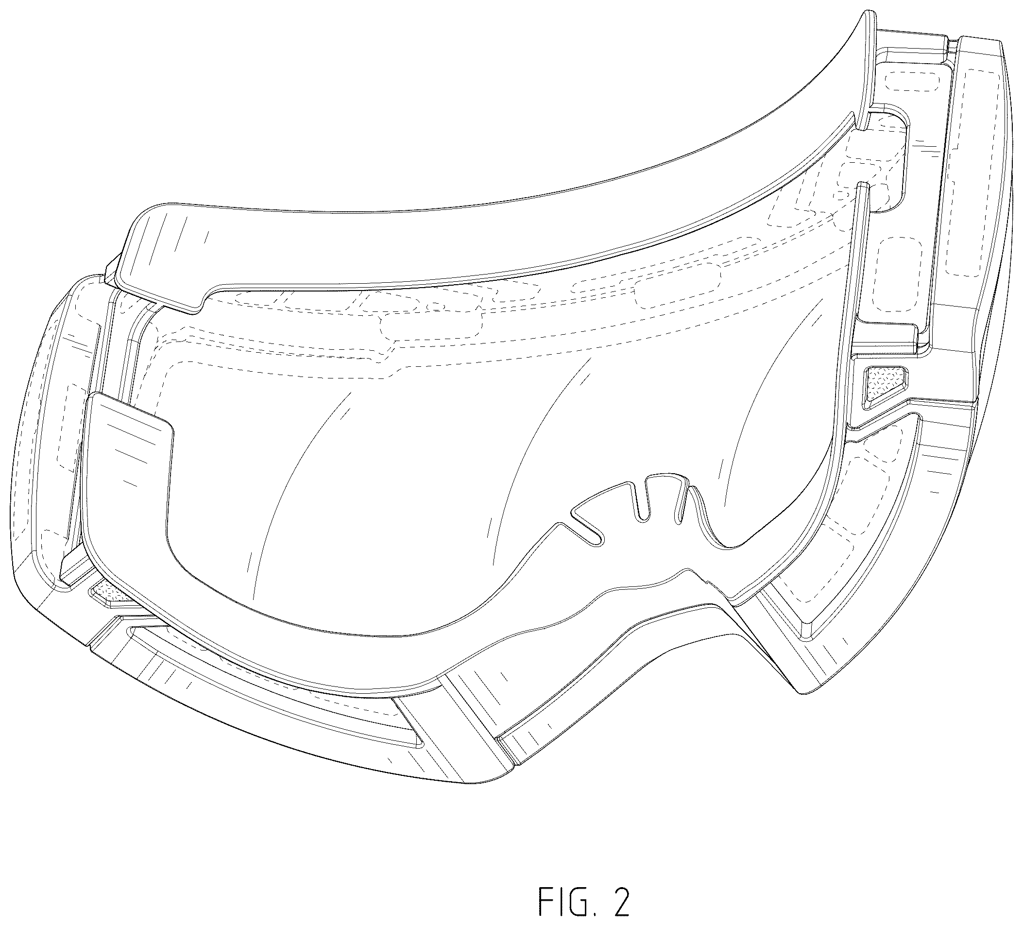 Patent USD1124108 Figure 2 – Goggles