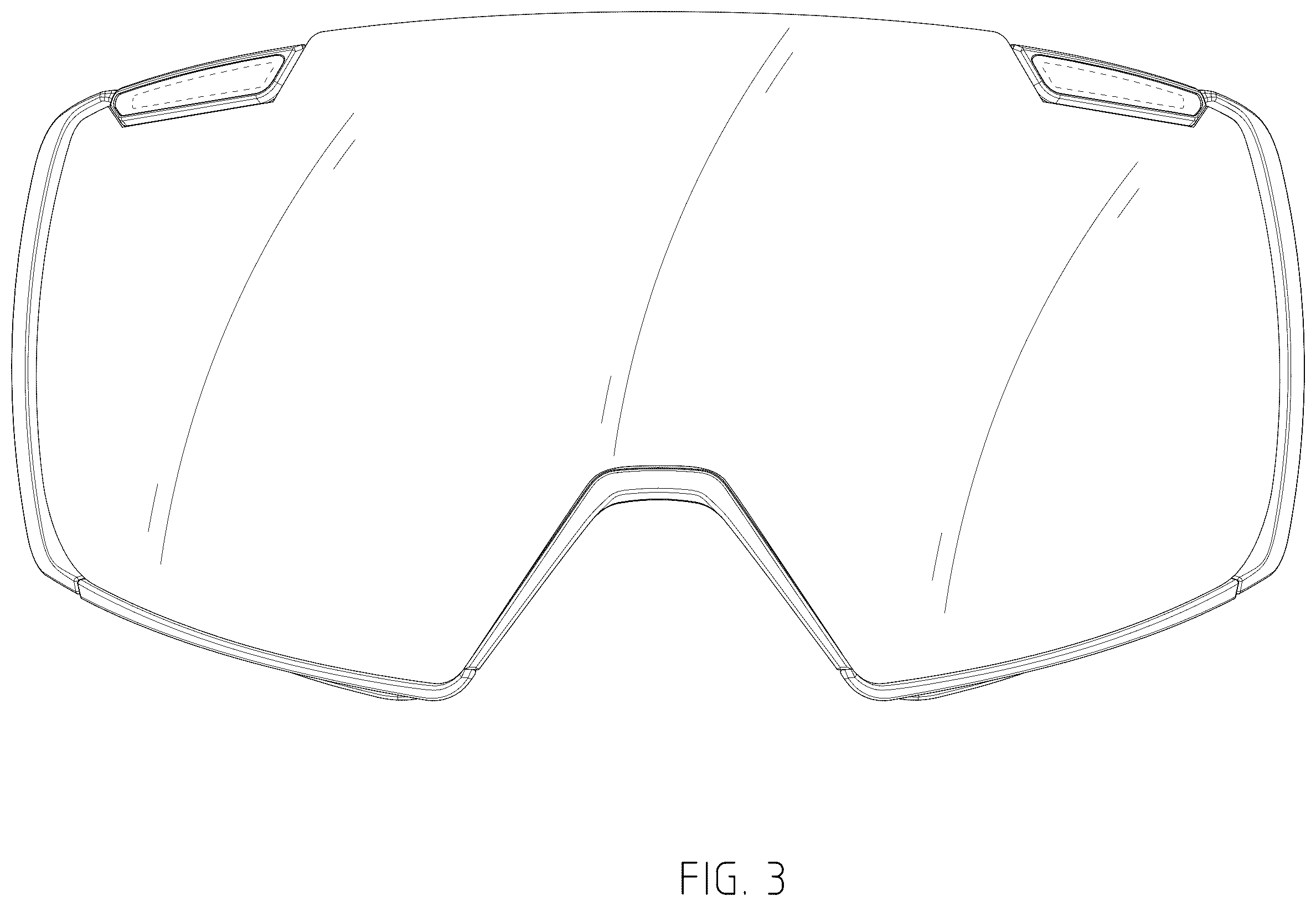 Patent USD1124108 Figure 3 – Goggles