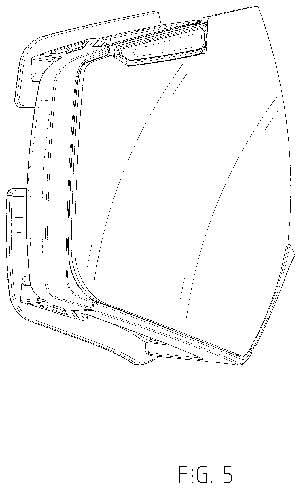 Patent USD1124108 Figure 5 – Goggles