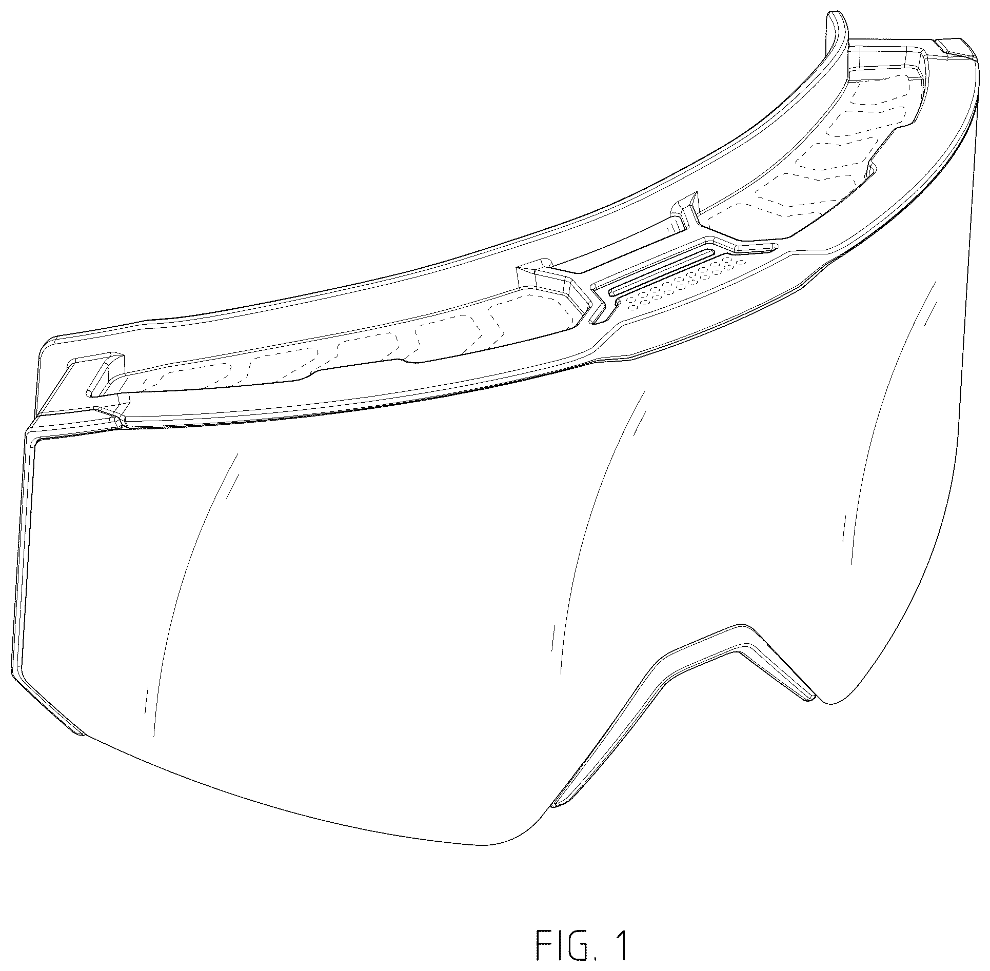 Patent USD1124109 Figure 1 – Goggles