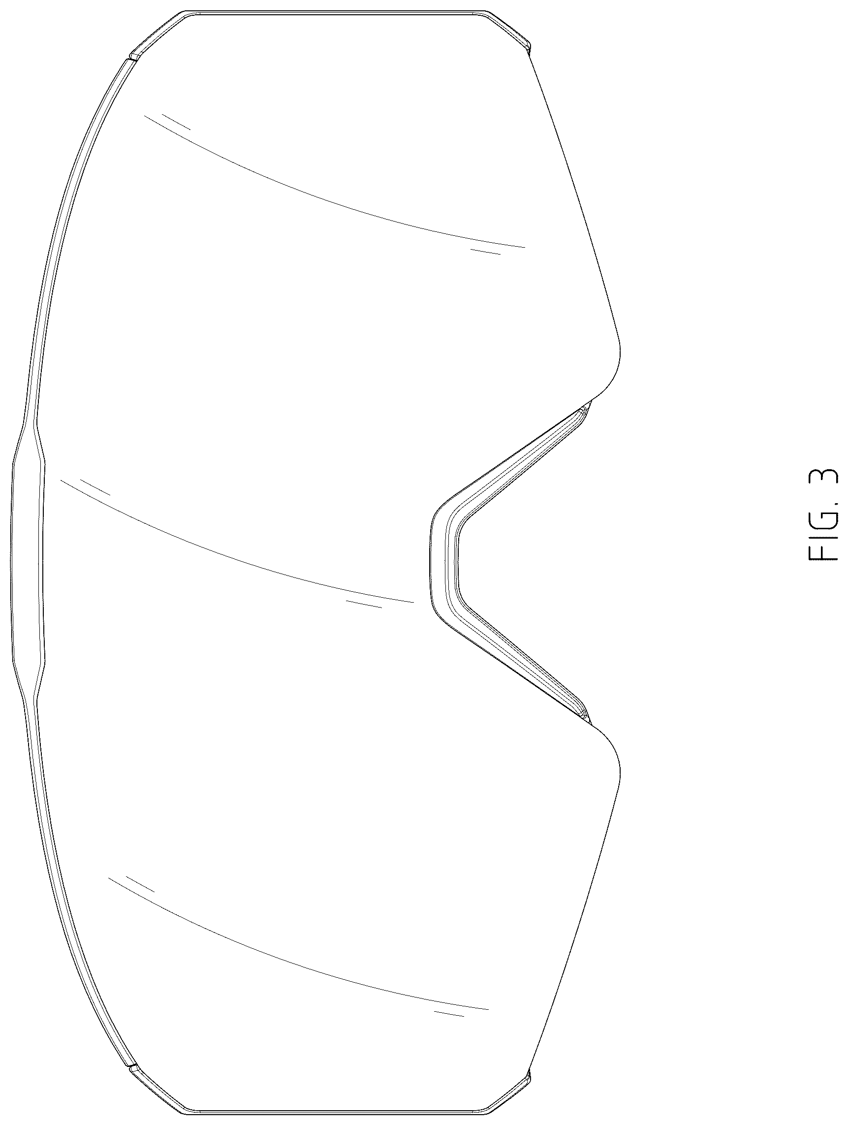 Patent USD1124109 Figure 3 – Goggles