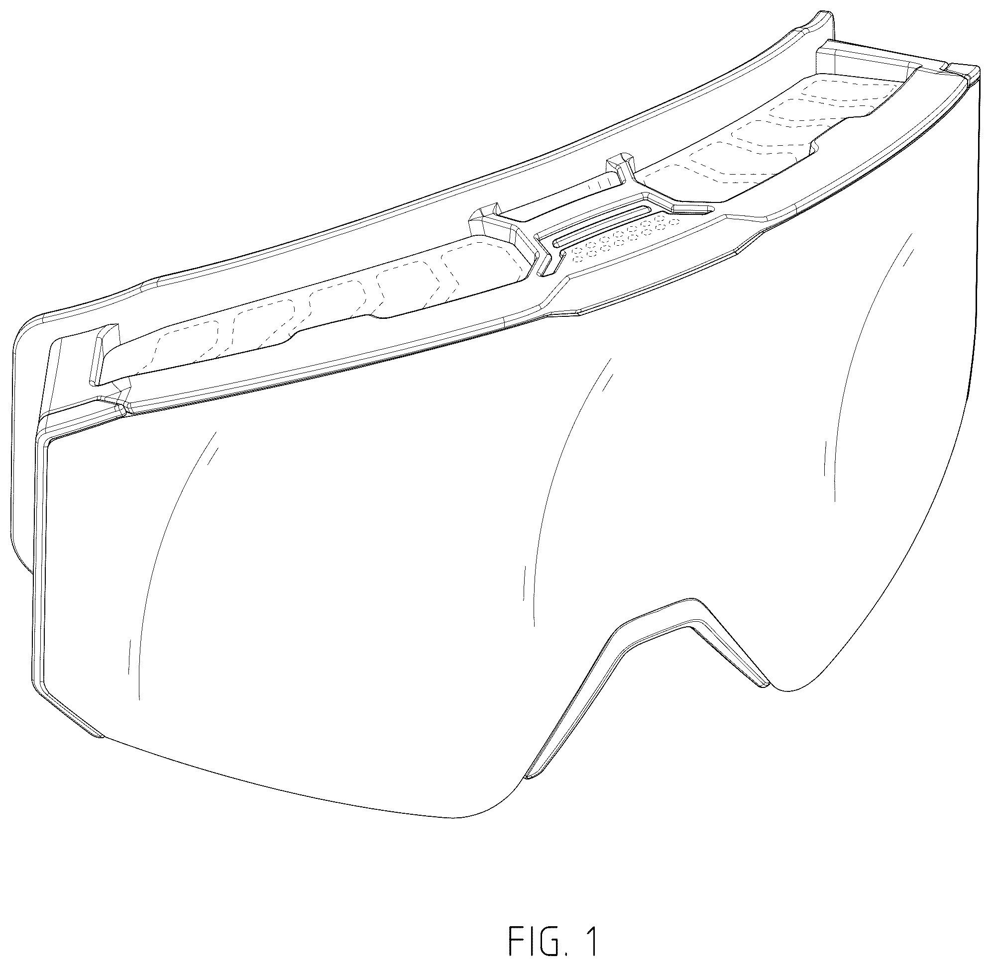 Patent USD1124110 Figure 1 – Goggles