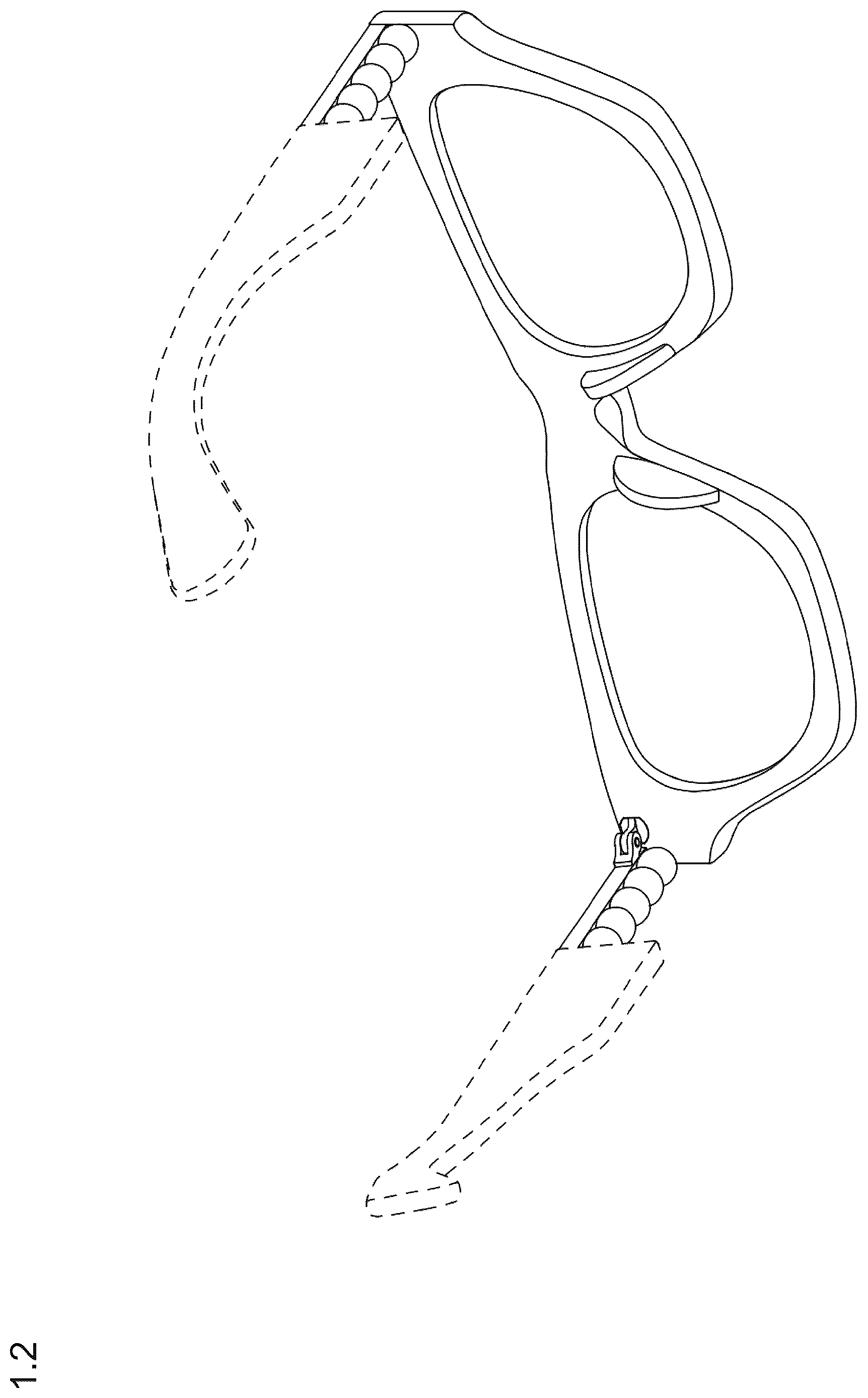 Patent USD1124111 Figure 2 – Sunglasses