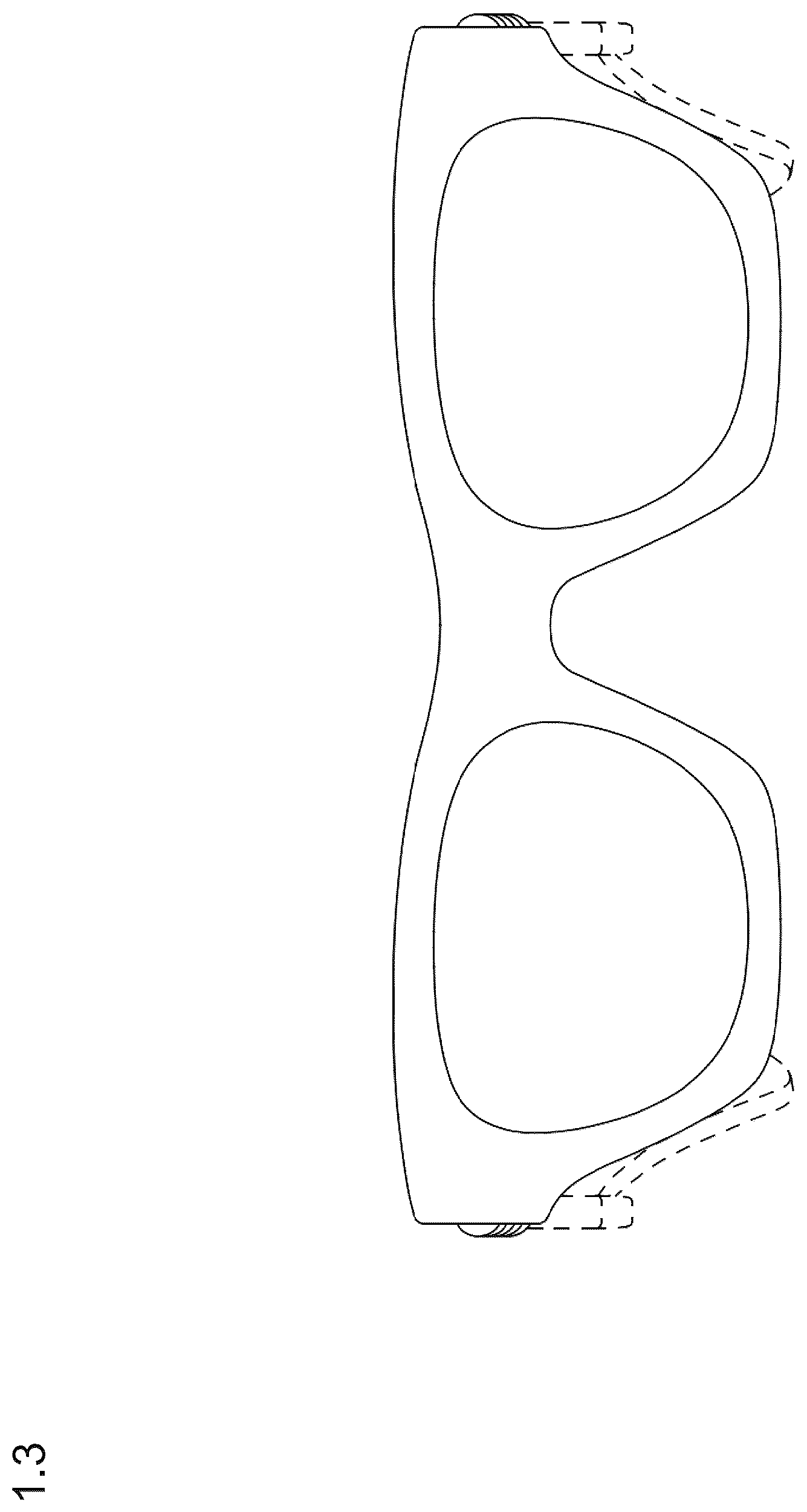 Patent USD1124111 Figure 3 – Sunglasses
