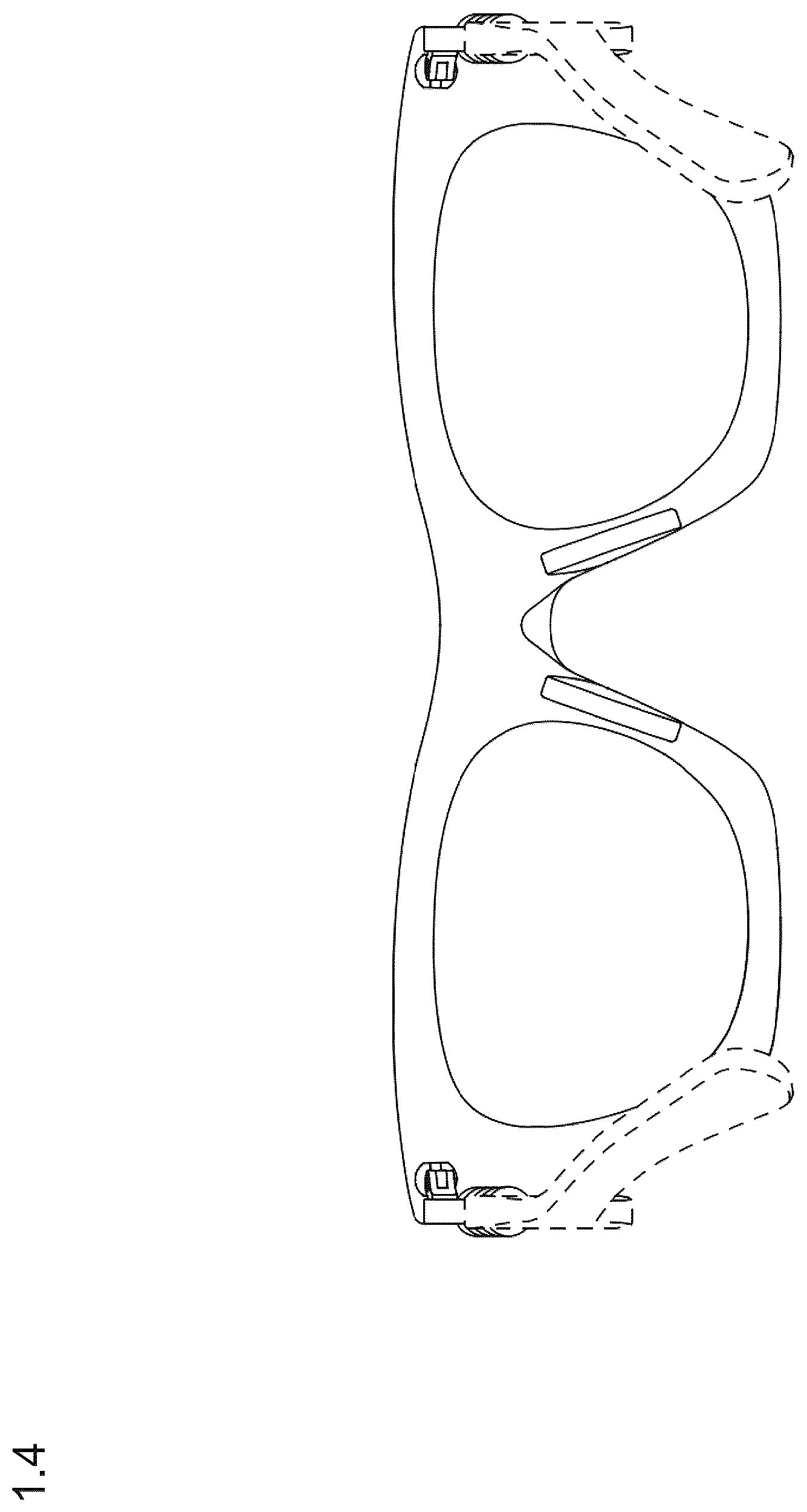 Patent USD1124111 Figure 4 – Sunglasses