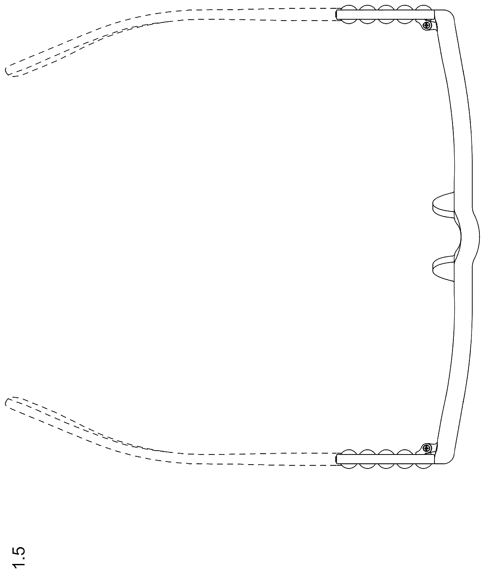 Patent USD1124111 Figure 5 – Sunglasses