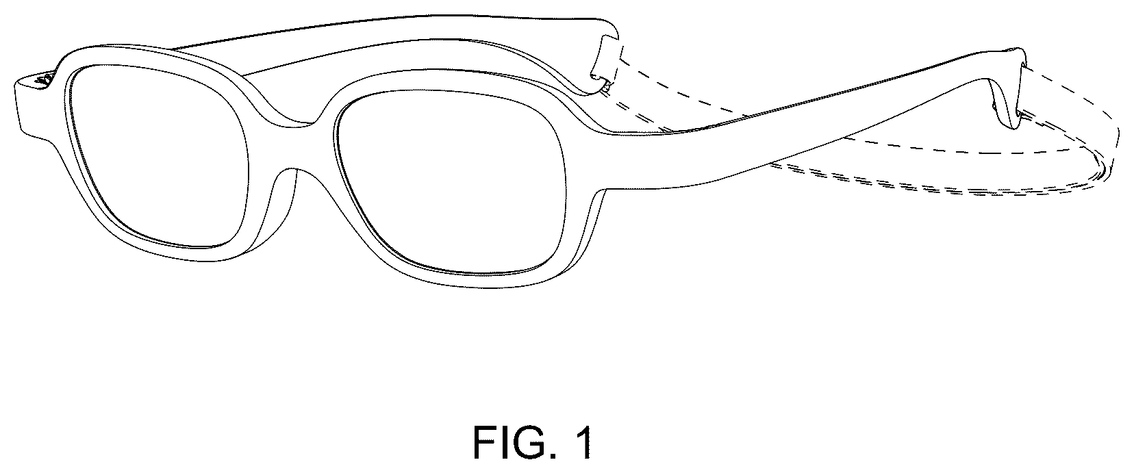 Patent USD1124112 Figure 1 – Children's glasses