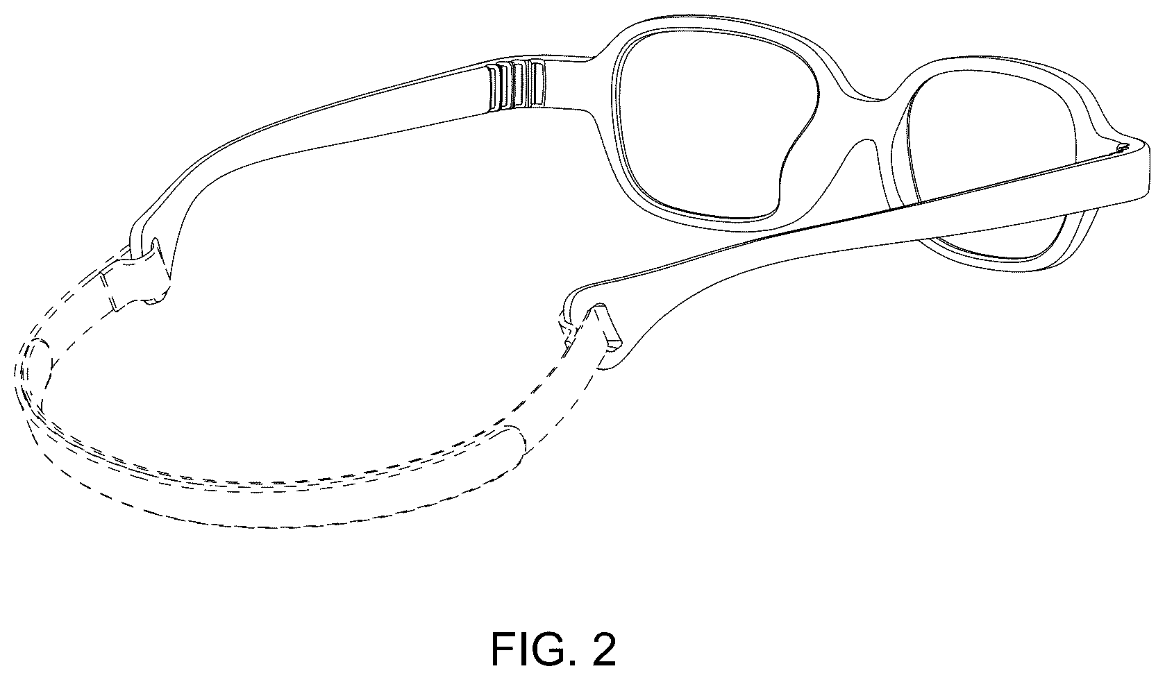 Patent USD1124112 Figure 2 – Children's glasses