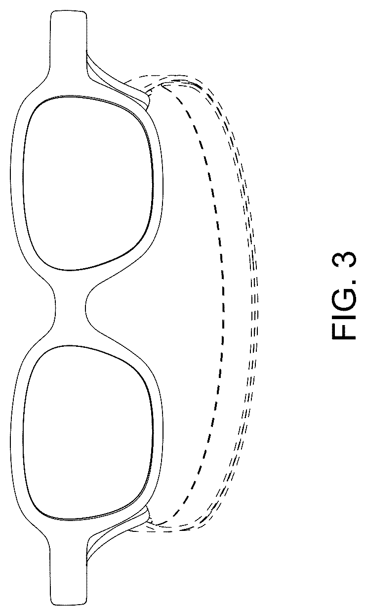 Patent USD1124112 Figure 3 – Children's glasses