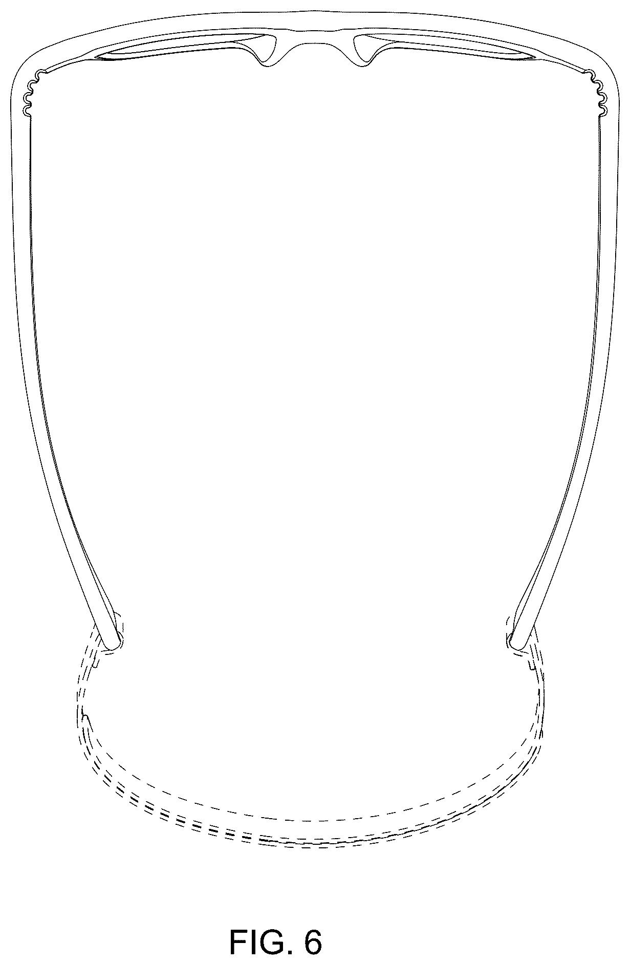 Patent USD1124112 Figure 6 – Children's glasses