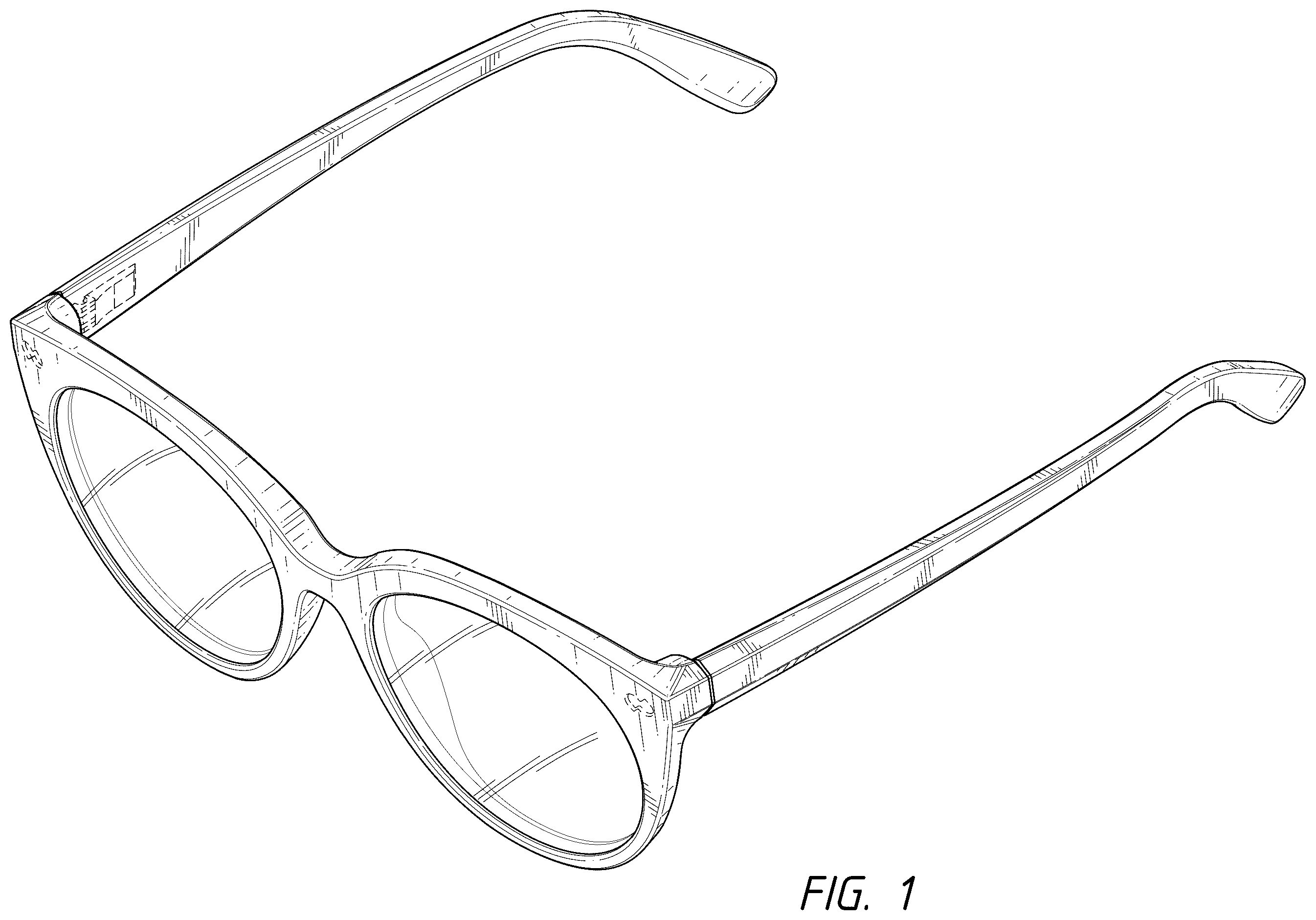 Patent USD1124113 Figure 1 – Eyewear