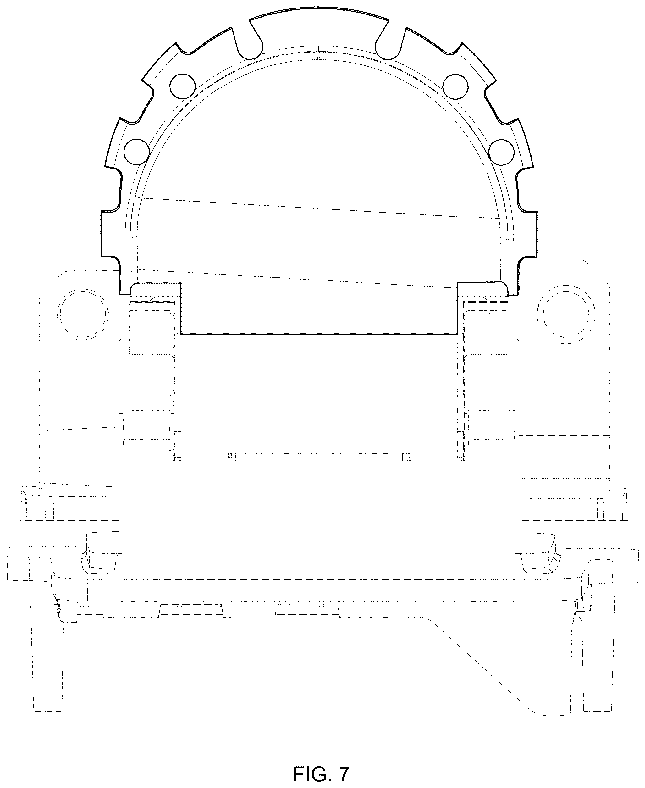 Patent USD1124116 Figure 7 – Eyeglass hinge