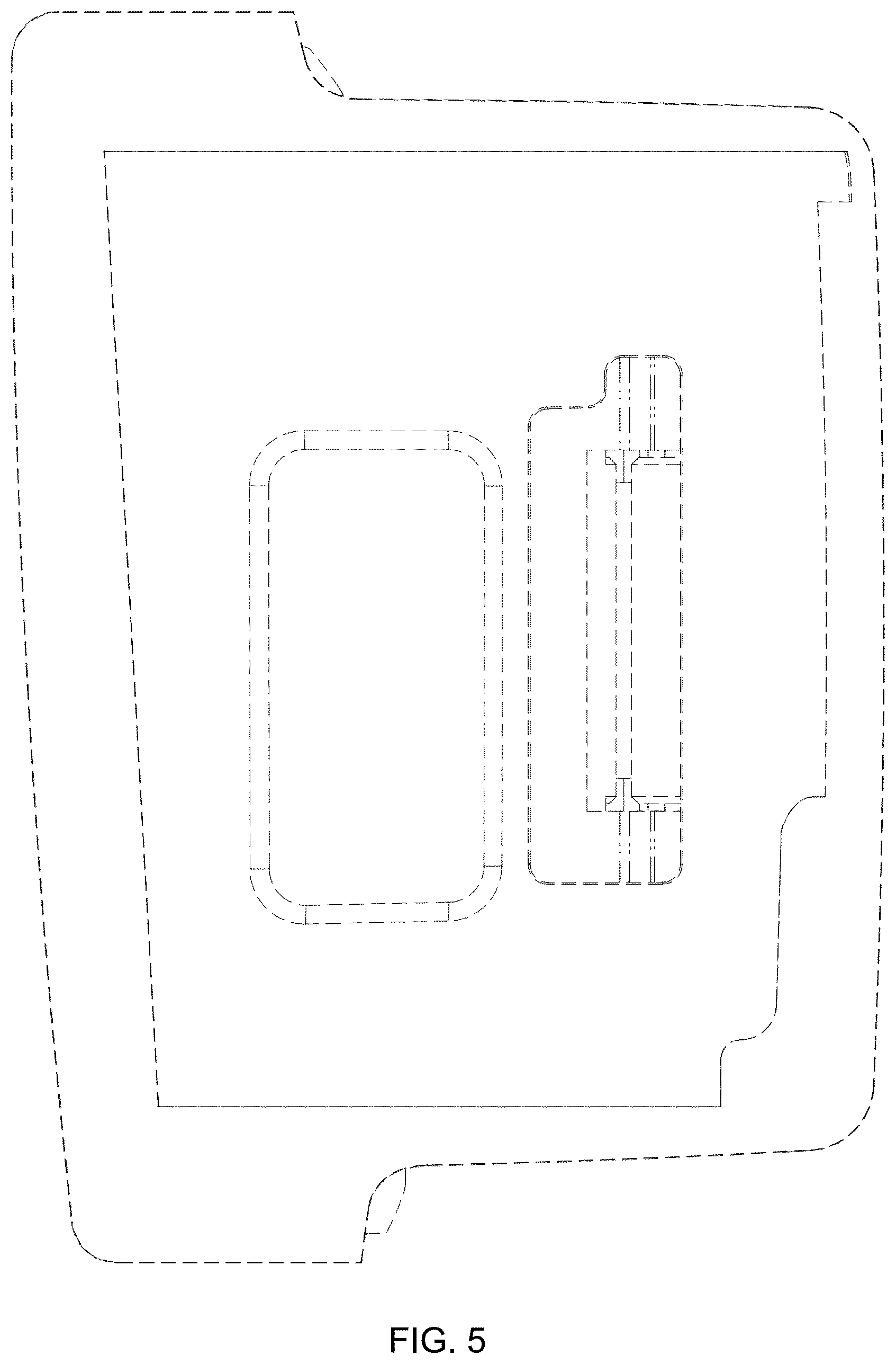 Patent USD1124117 Figure 5 – Eyeglass hinge