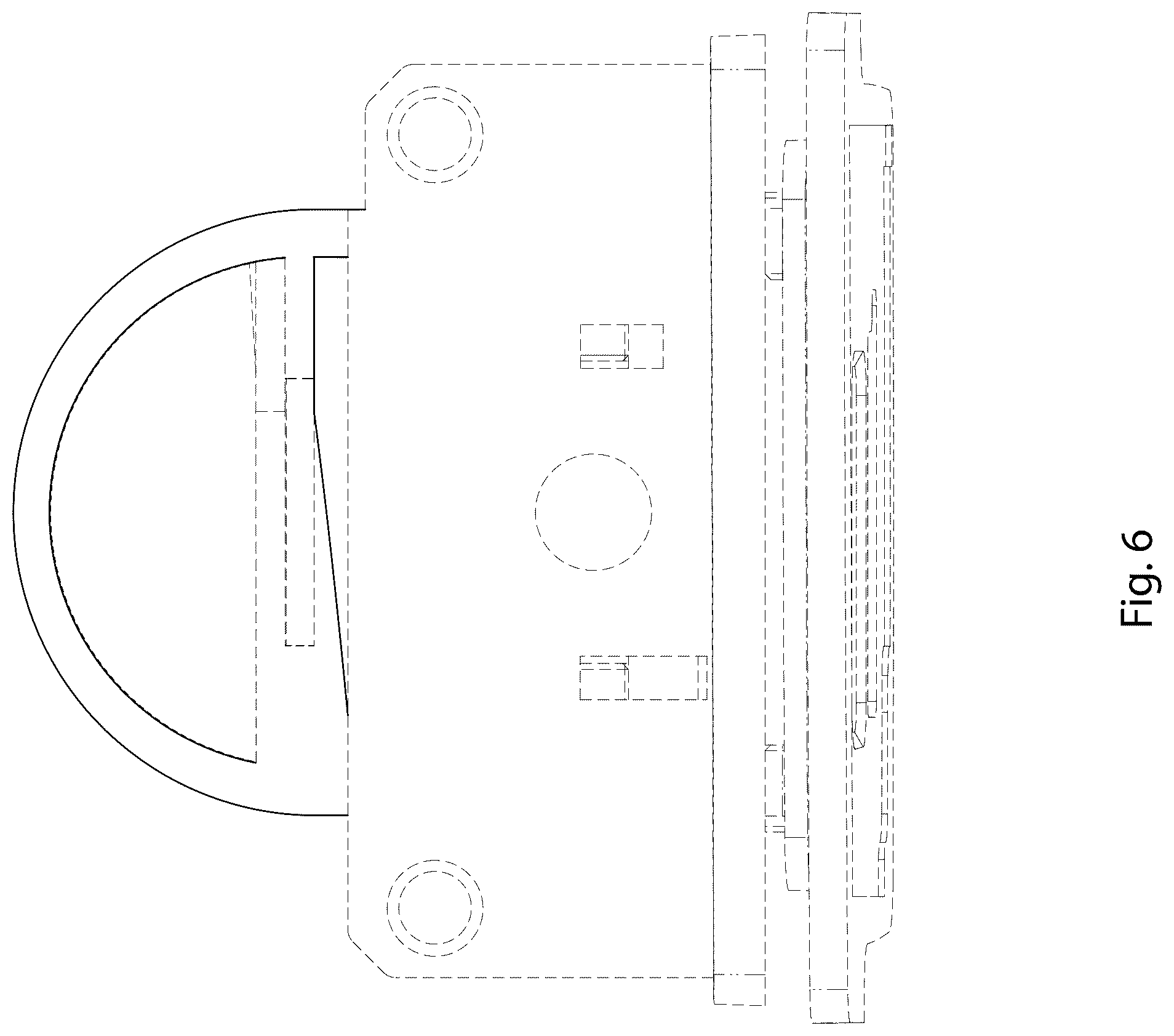 Patent USD1124117 Figure 6 – Eyeglass hinge