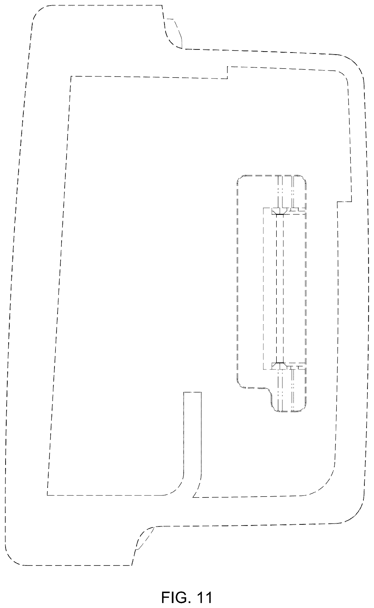 Patent USD1124117 Figure 11 – Eyeglass hinge