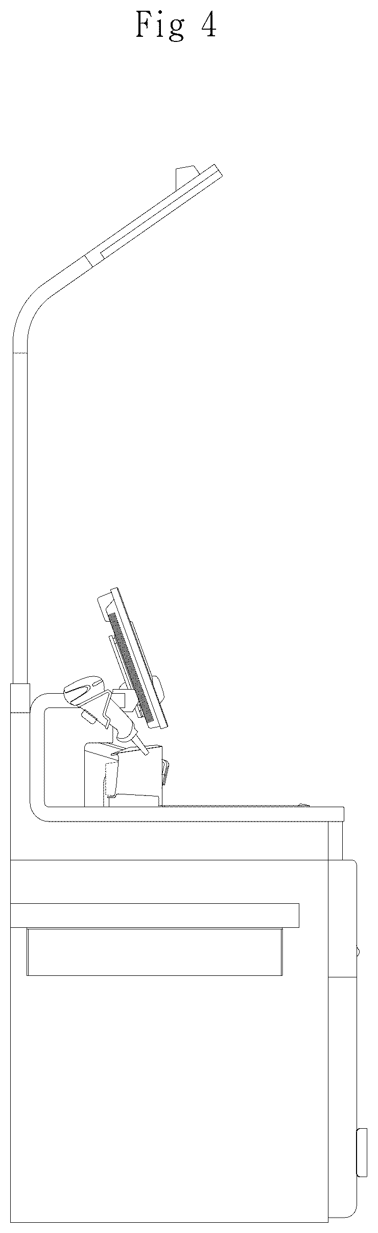 Patent USD1124119 Figure 4 – Unmanned calculator for stores
