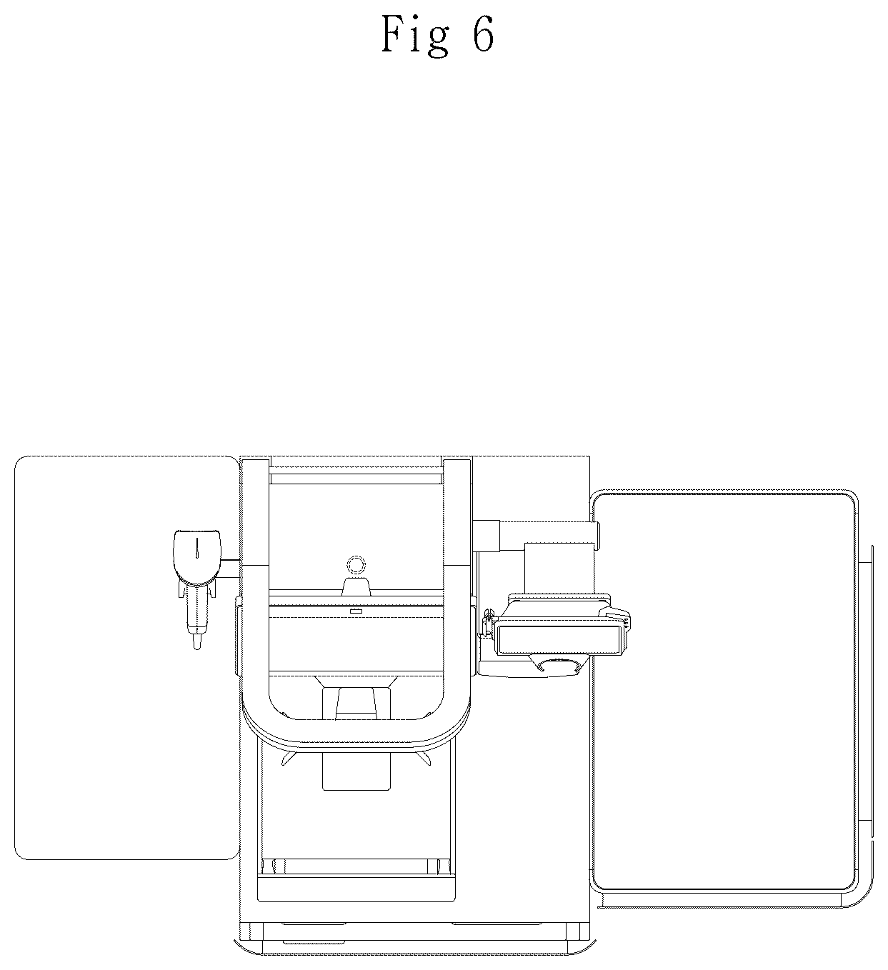 Patent USD1124119 Figure 6 – Unmanned calculator for stores