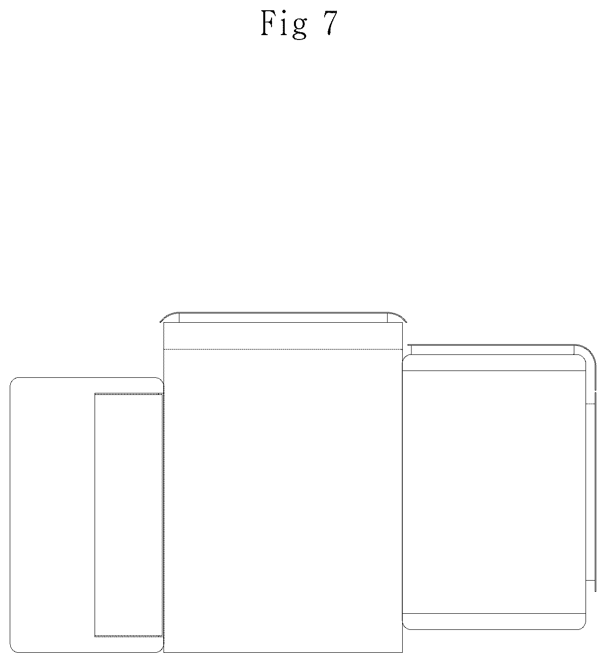 Patent USD1124119 Figure 7 – Unmanned calculator for stores