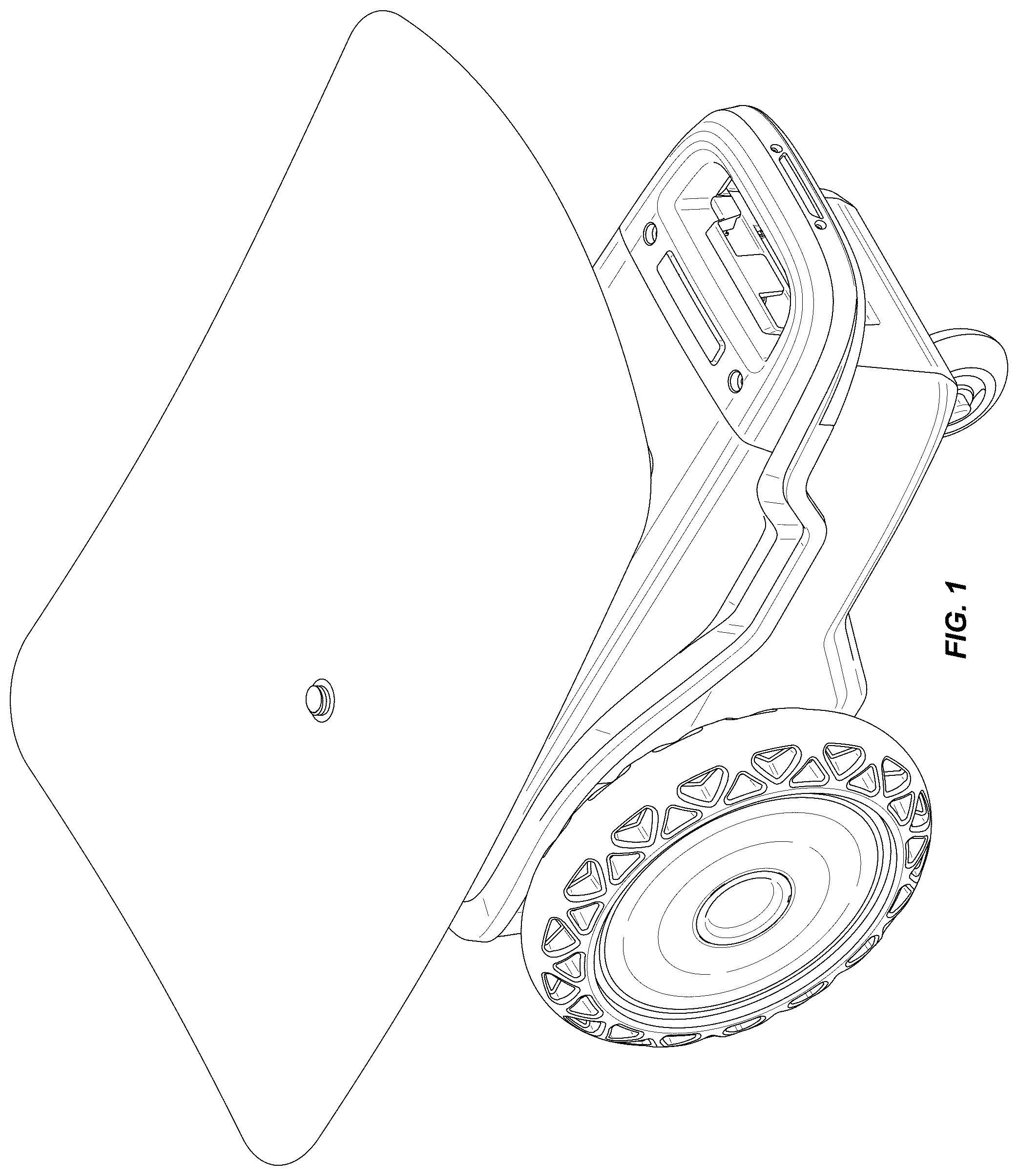 Patent USD1124120 Figure 1 – Autonomous ground printer