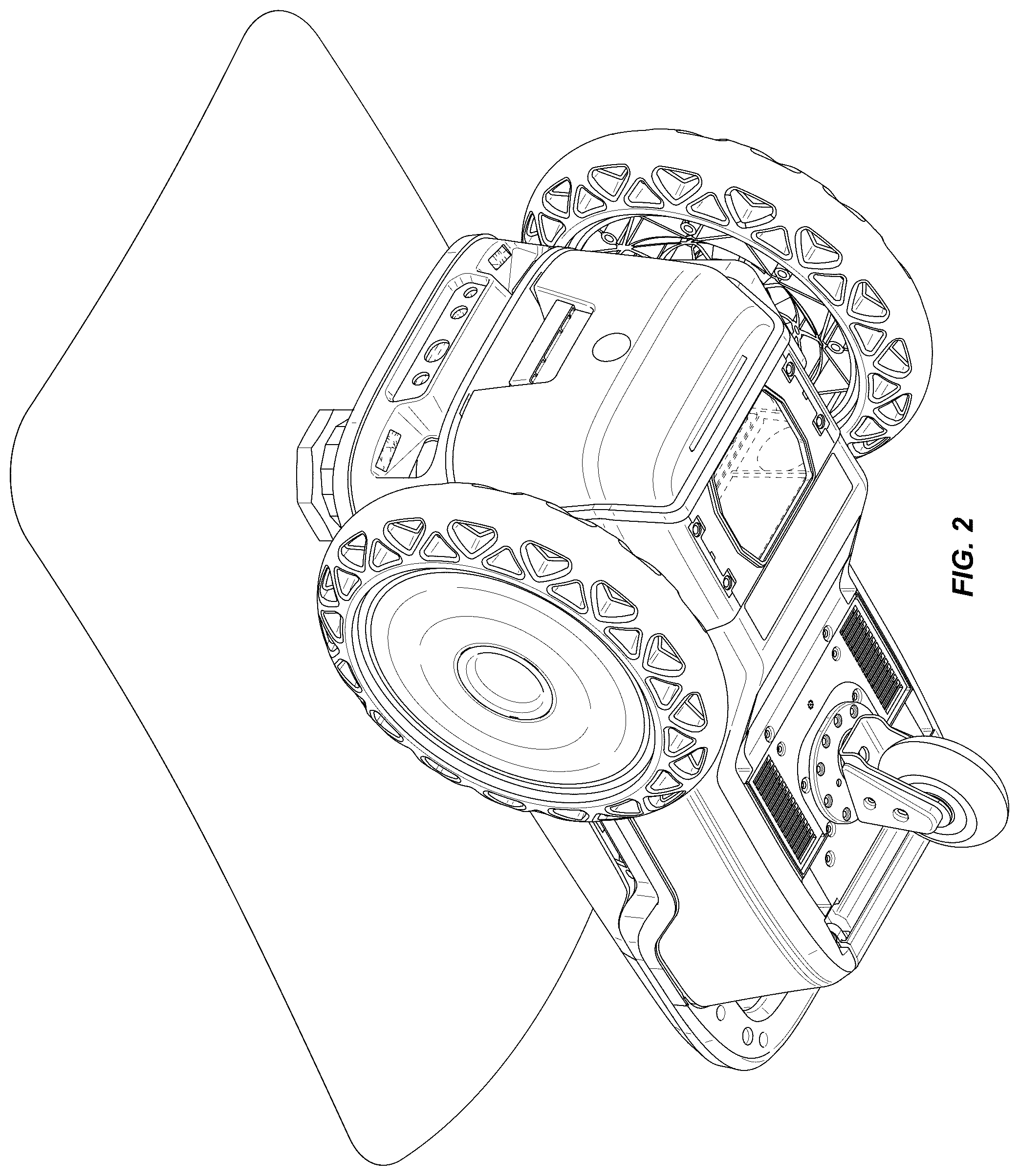Patent USD1124120 Figure 2 – Autonomous ground printer