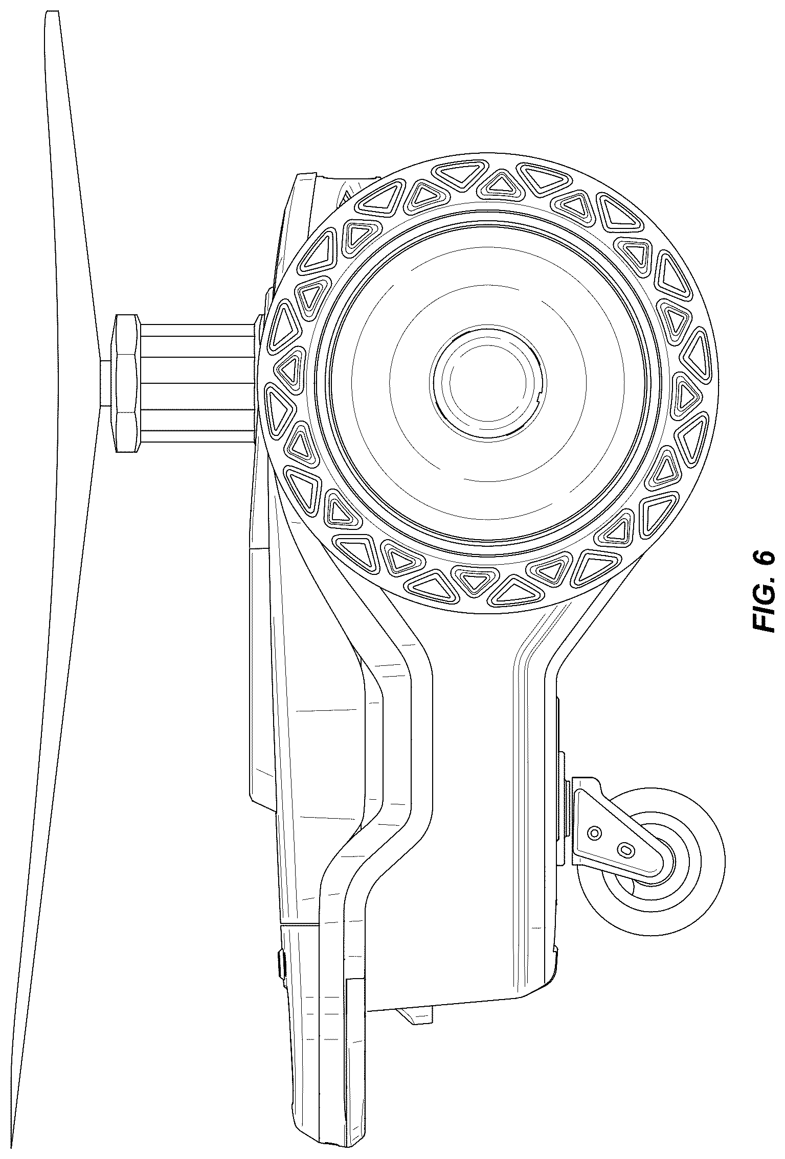 Patent USD1124120 Figure 6 – Autonomous ground printer