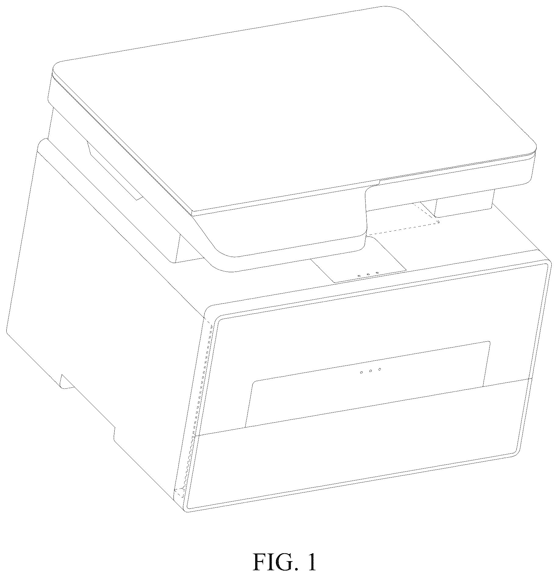 Patent USD1124121 Figure 1 – Multifunction printer