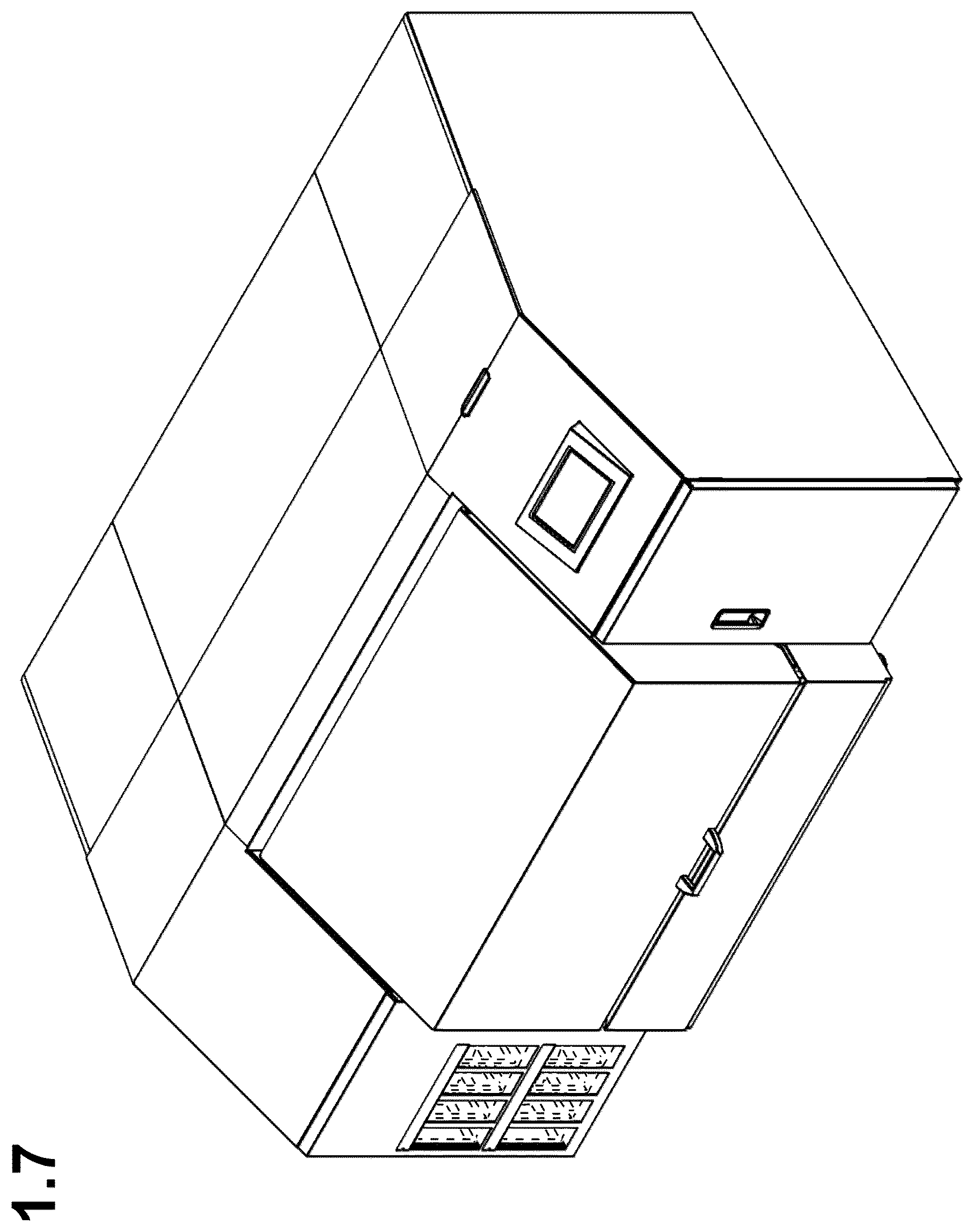 Patent USD1124122 Figure 7 – Computer printer