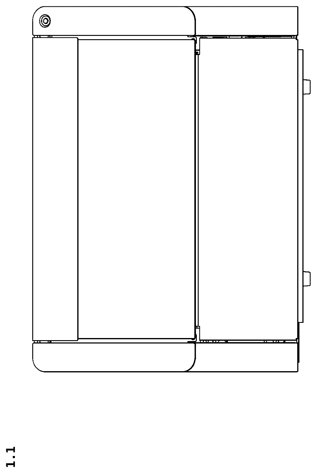 Patent USD1124123 Figure 1 – Computer printer