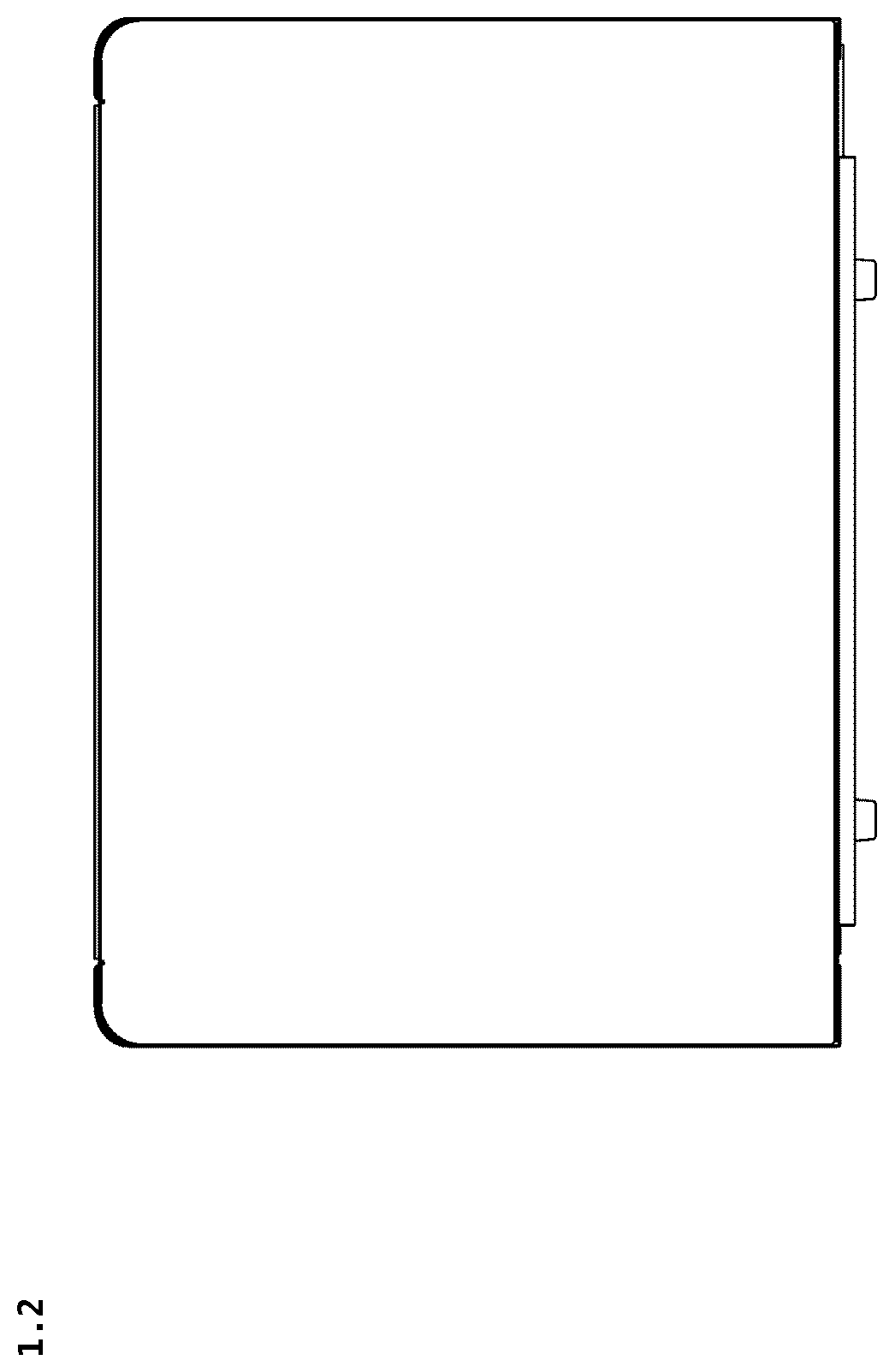 Patent USD1124123 Figure 2 – Computer printer