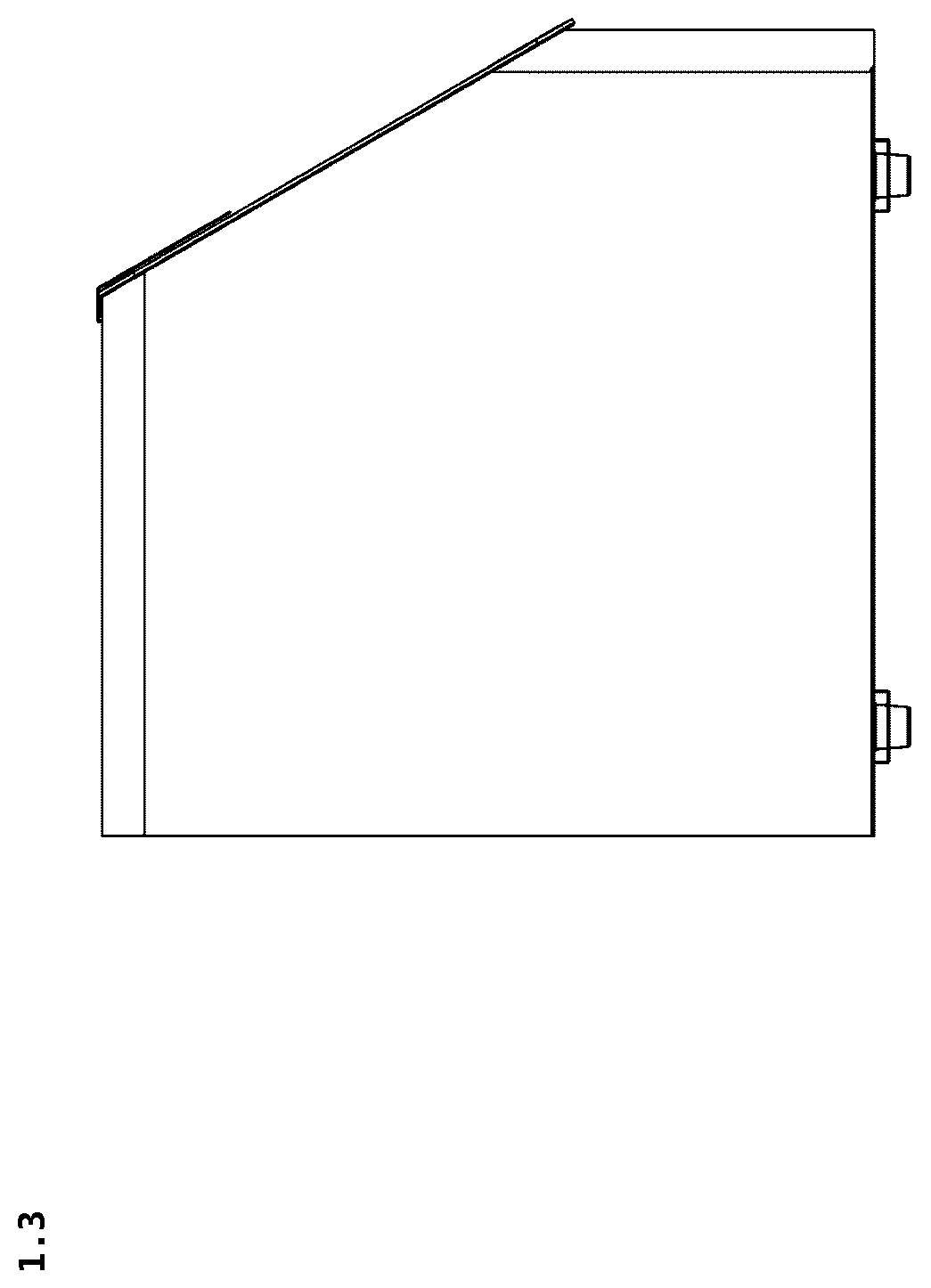 Patent USD1124123 Figure 3 – Computer printer