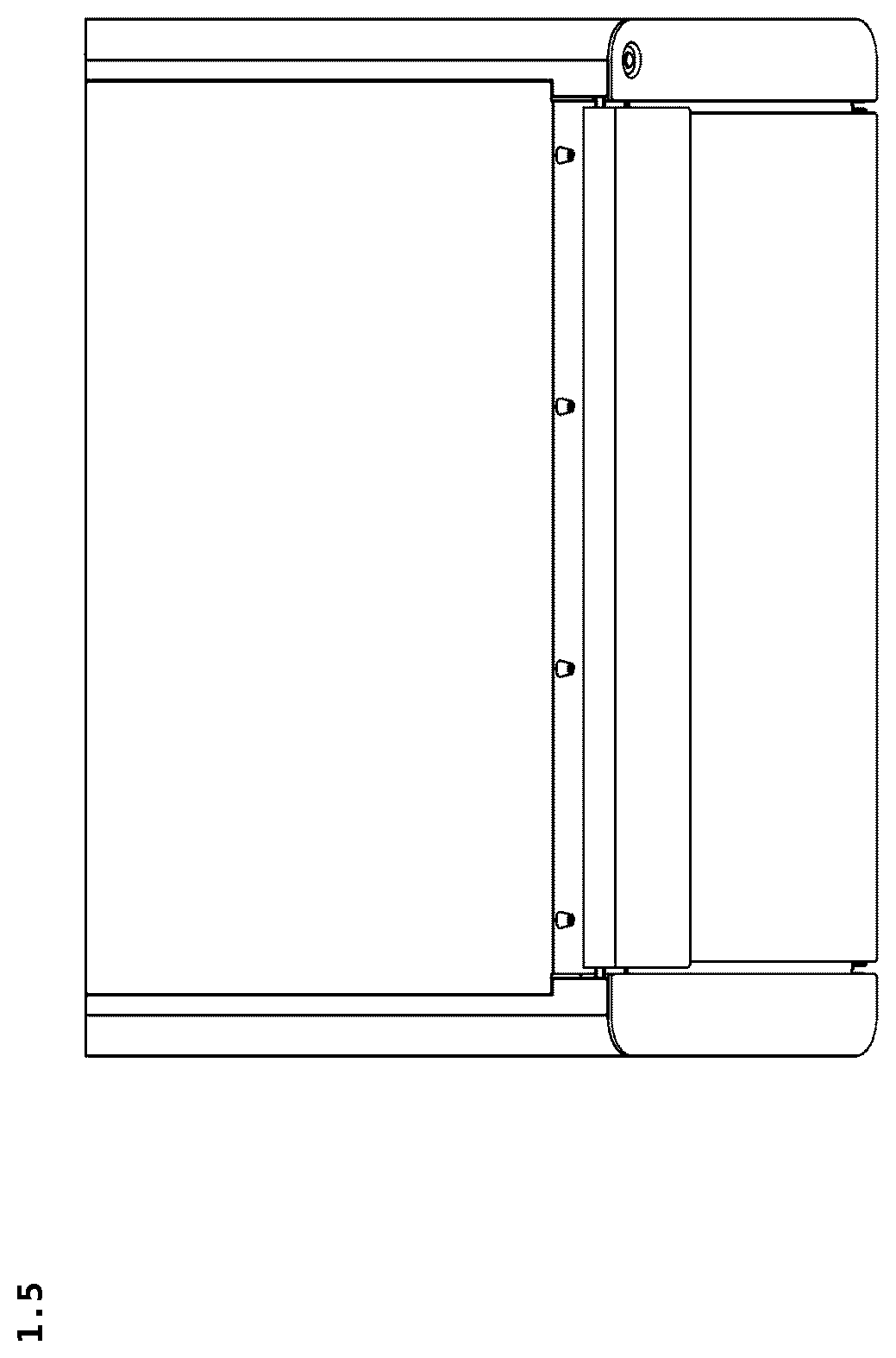 Patent USD1124123 Figure 5 – Computer printer