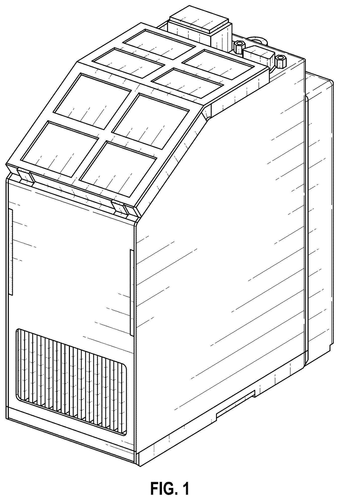 Patent USD1124124 Figure 1 – Light source for printer