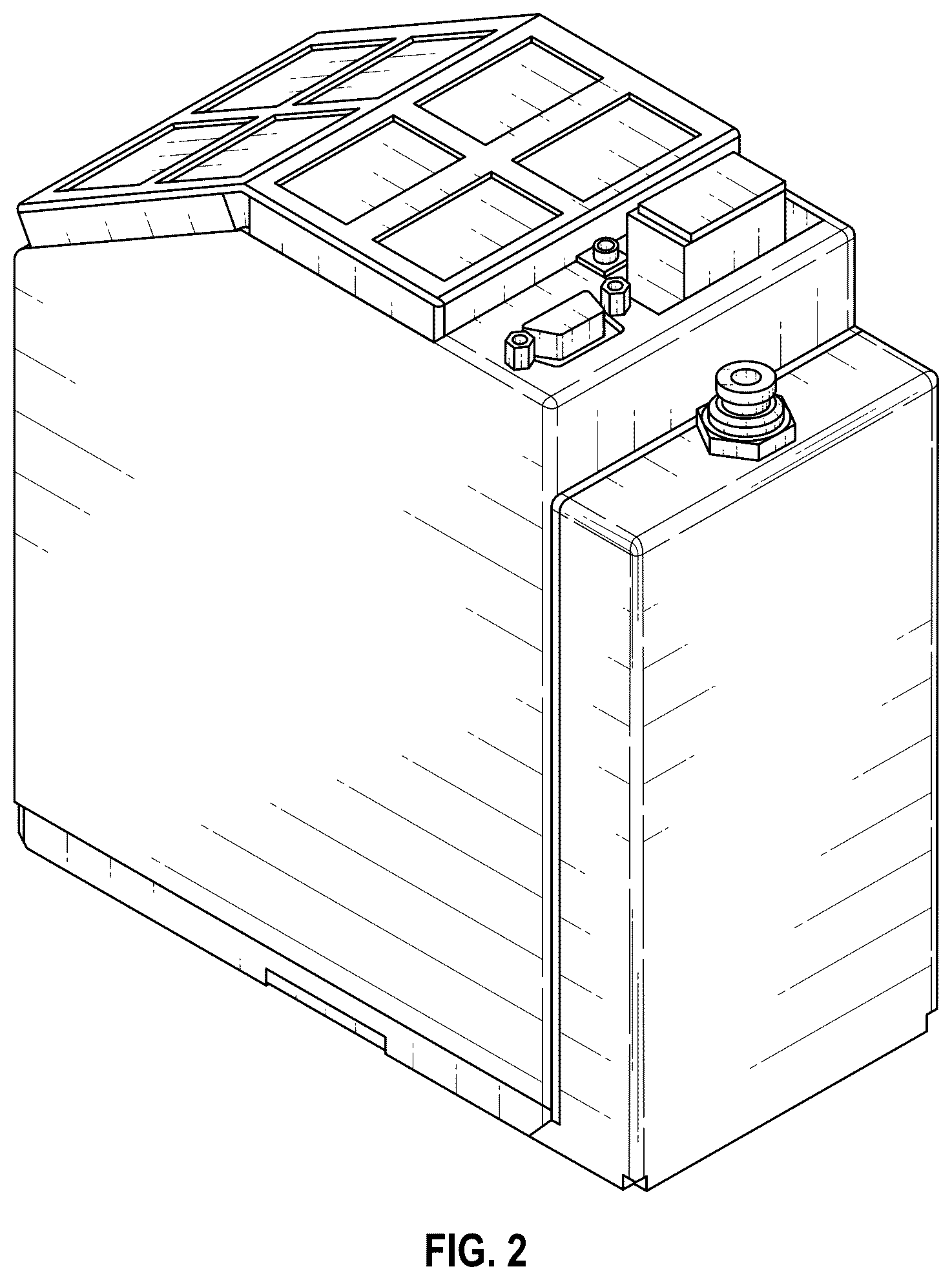 Patent USD1124124 Figure 2 – Light source for printer