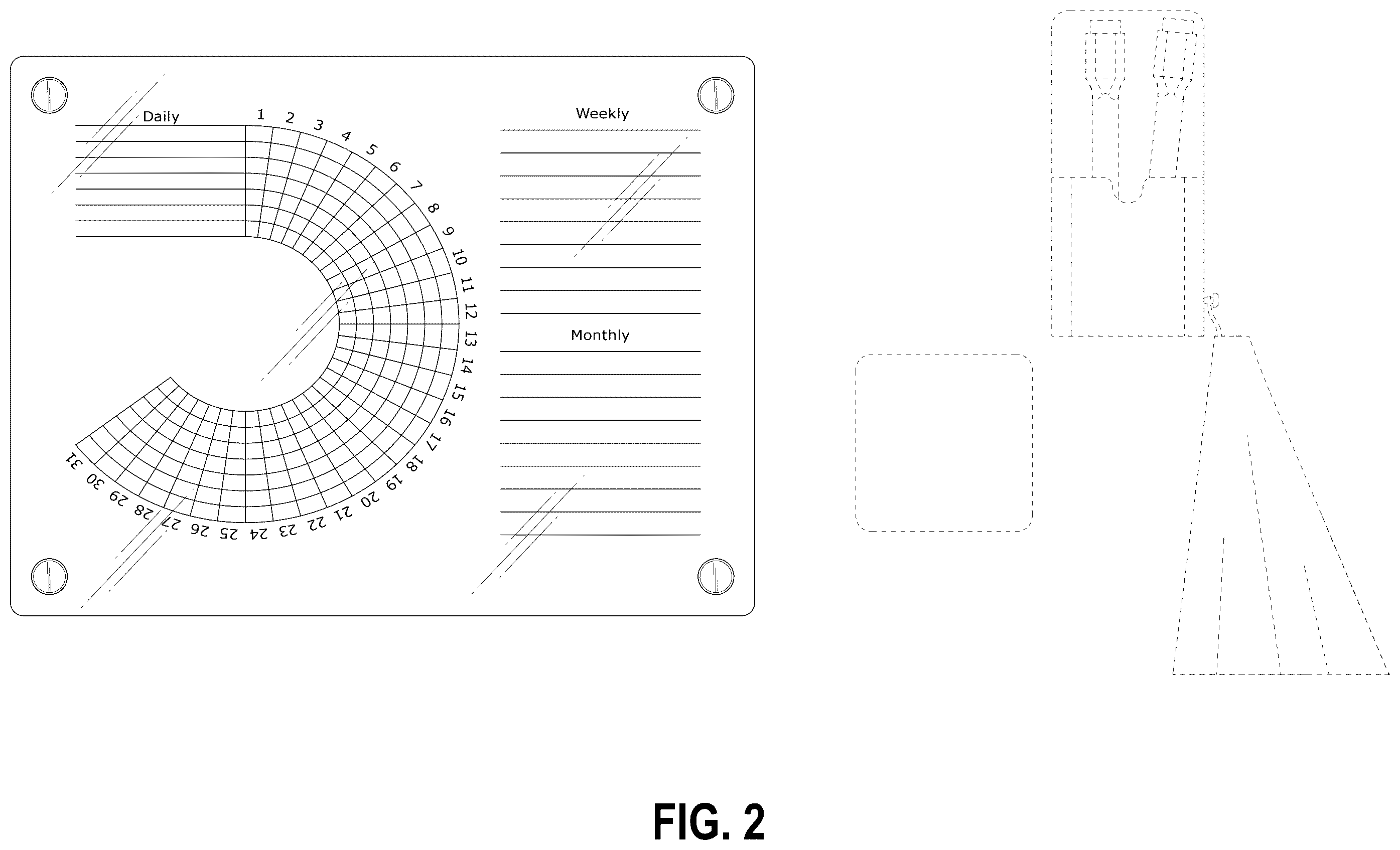 Patent USD1124125 Figure 2 – Goal tracker