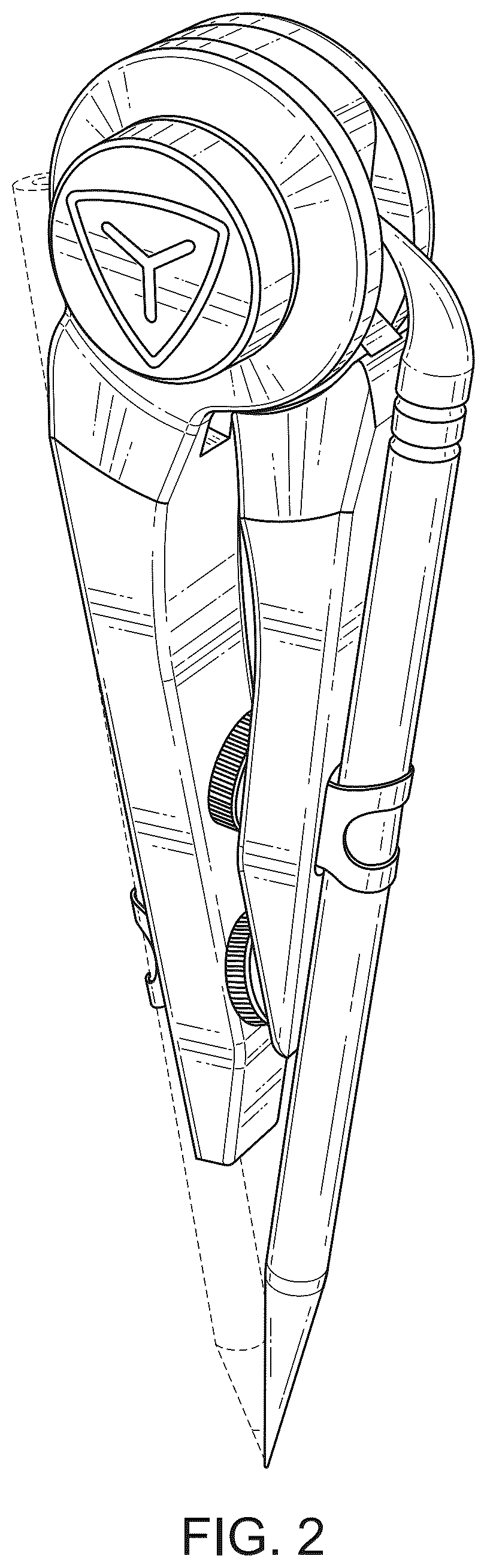 Patent USD1124126 Figure 2 – Compass scribe tool and stylus