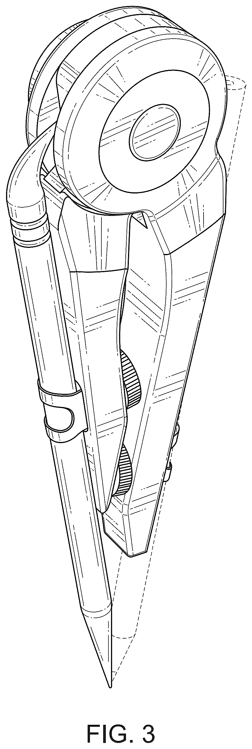 Patent USD1124126 Figure 3 – Compass scribe tool and stylus