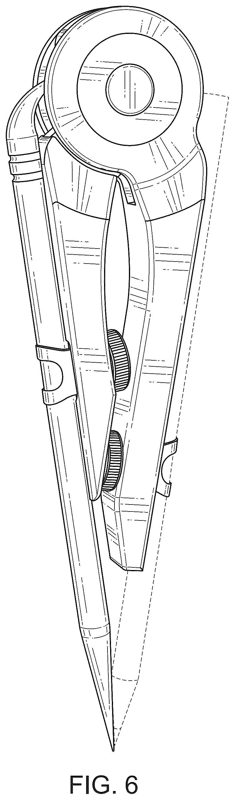 Patent USD1124126 Figure 6 – Compass scribe tool and stylus