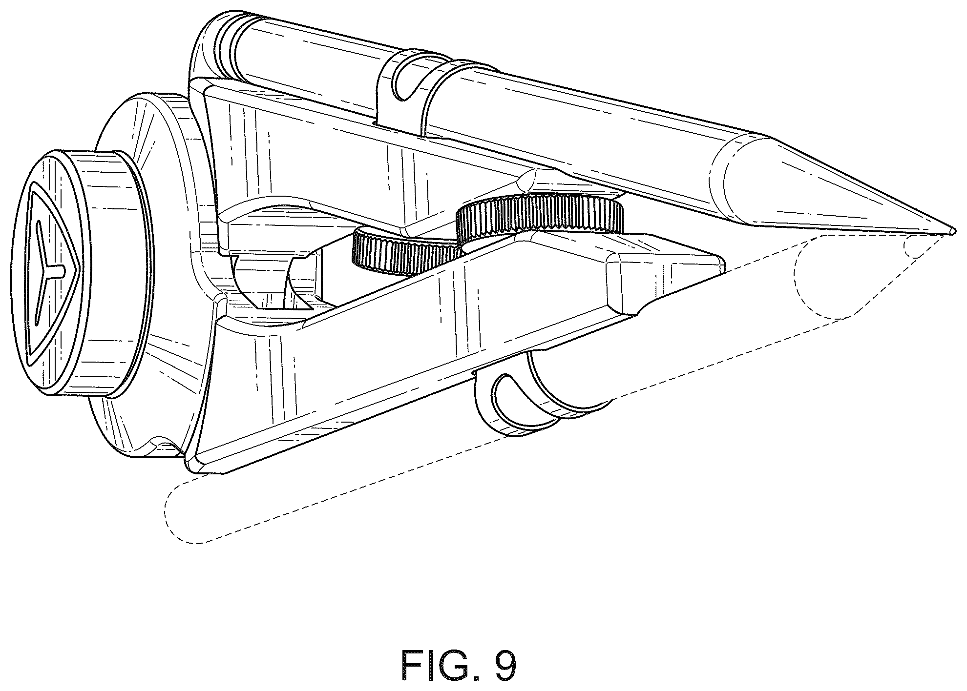 Patent USD1124126 Figure 9 – Compass scribe tool and stylus