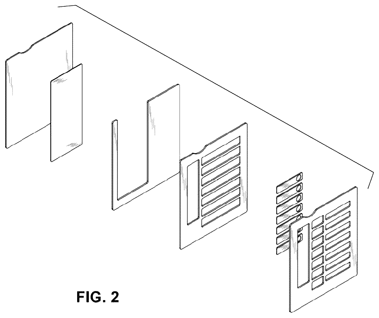 Patent USD1124127 Figure 2 – Learning game set having a layered design