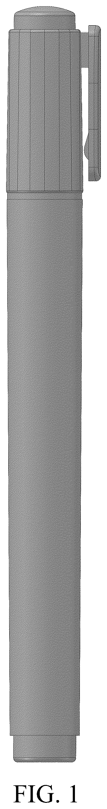 Patent USD1124128 Figure 1 – Pen