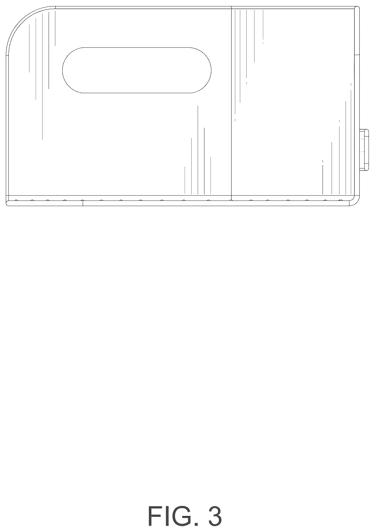 Patent USD1124129 Figure 3 – Sheet clip